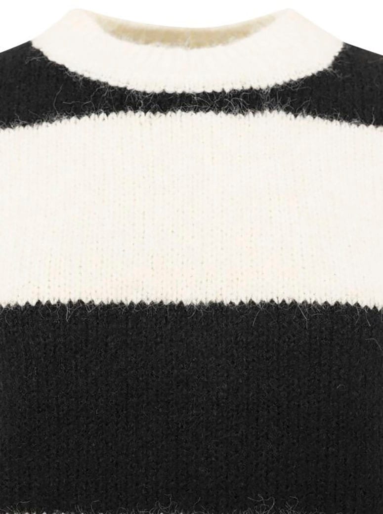 Zwillingsherz Pull en tricot »"Blockstreifen"« Rundhalsausschnitt,  mit breiten Streifen und Wollanteil