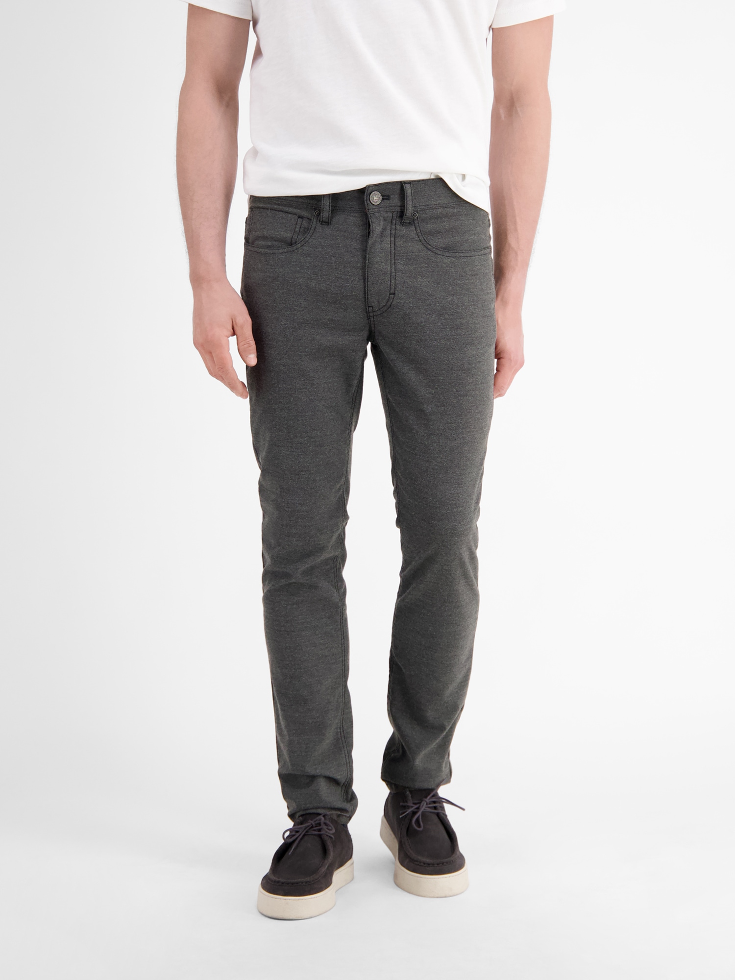 LERROS Chinos »Herren Hose CONLIN in Wolloptik, SLIM FIT«