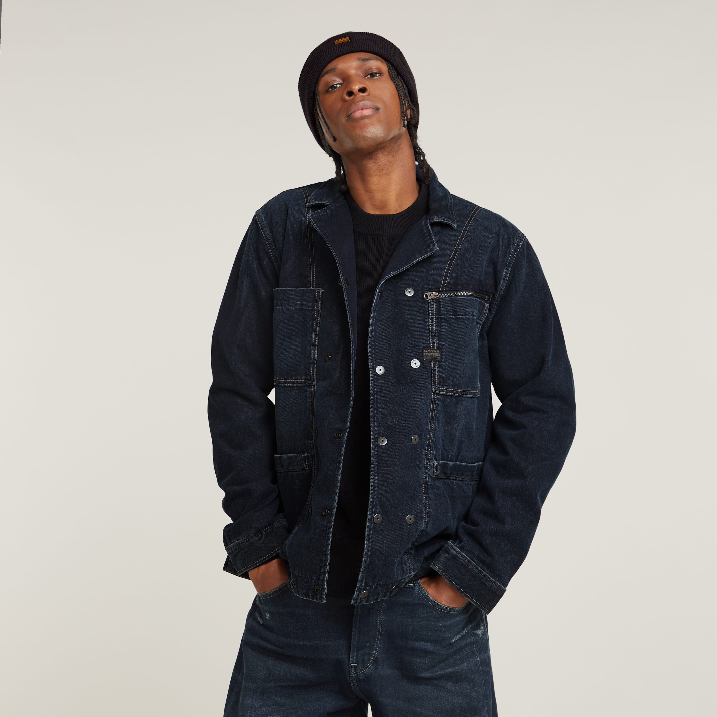 G-STAR Jeansjacke »Correct Blazer«, mit doppelreihiger Knopfleiste