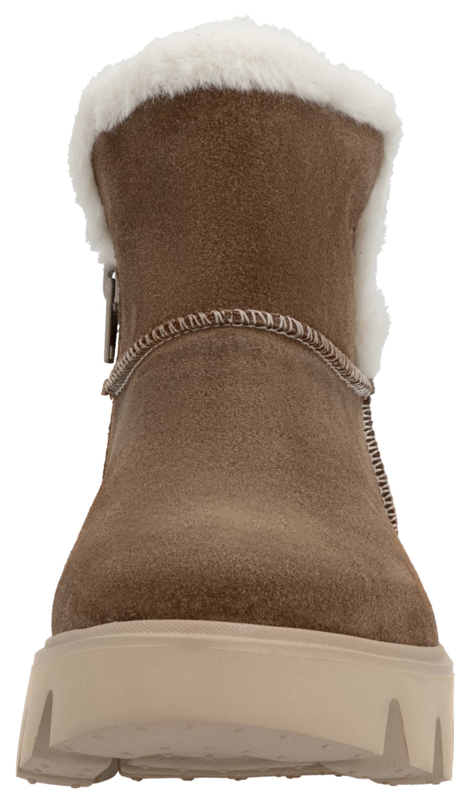 Rieker EVOLUTION Winterboots, Plateaustiefel, Schlupfschuh mit Innenreissverschluss