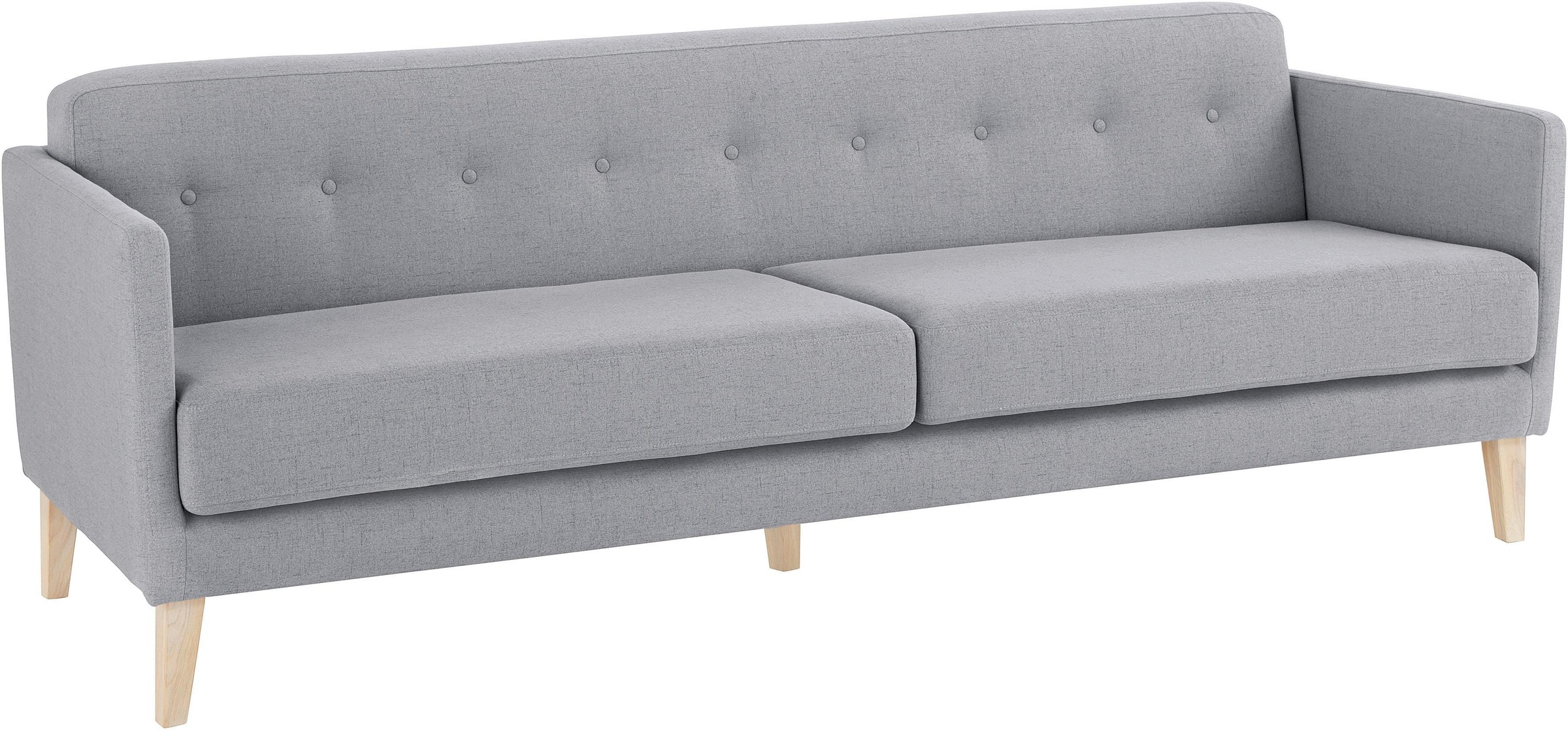 Image of andas 3-Sitzer »Raadal«, in geradlinigem skandinavischem Design, Knopfheftung, Design by Morten Georgsen bei Ackermann Versand Schweiz