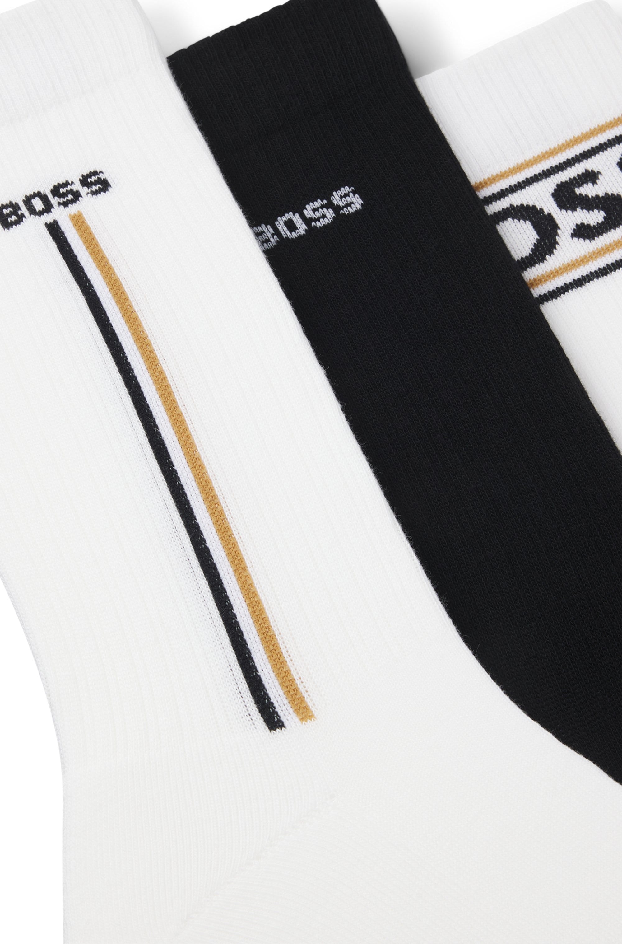 BOSS Socken »Giftset Iconic« 3 Paar tlg. Neuheit, in Geschenk-Box, verstärkte Zehen- und Fersenpartie