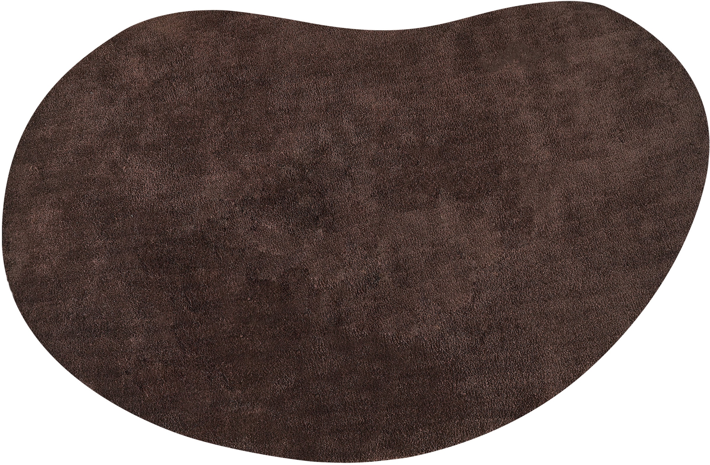 LeGer Home by Lena Gercke Hochflor-Teppich »Halrum, einfarbig, besondere Form, modern« organische Form, bean shape, kuschelig, Wohnzimmer, Schlafzimmer