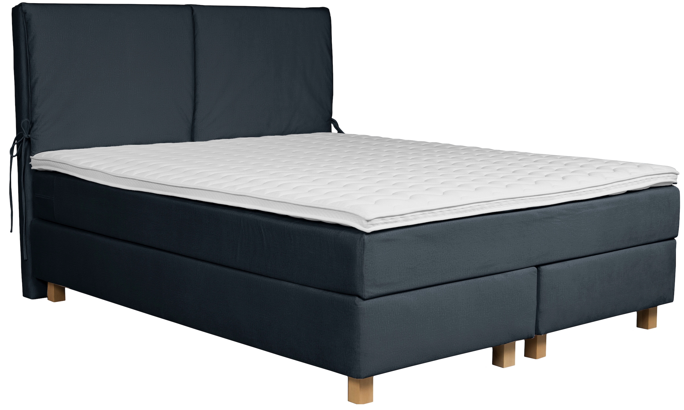 Image of Home affaire Boxspringbett "Nele" inkl. Topper im schlichtem Design