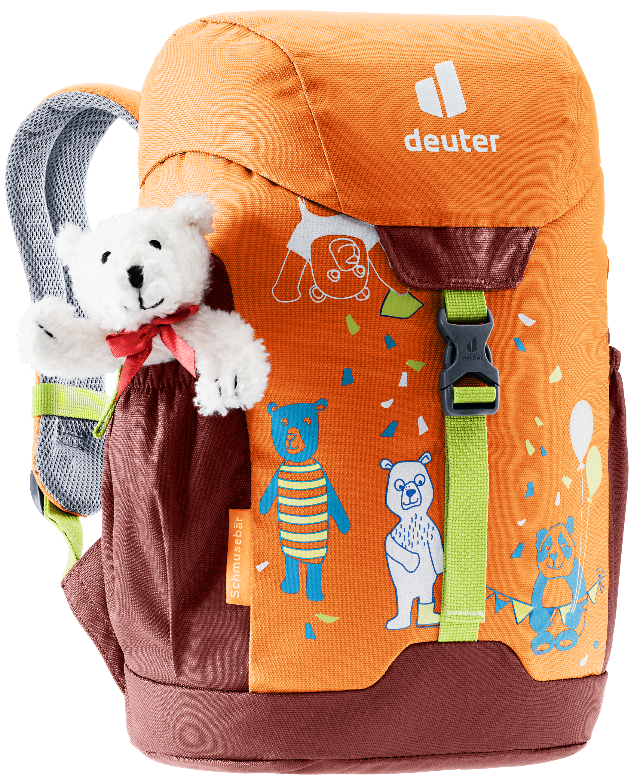 deuter Kinderrucksack »SCHMUSEBÄR MIT TEDDY 8 L«, Reflektoren