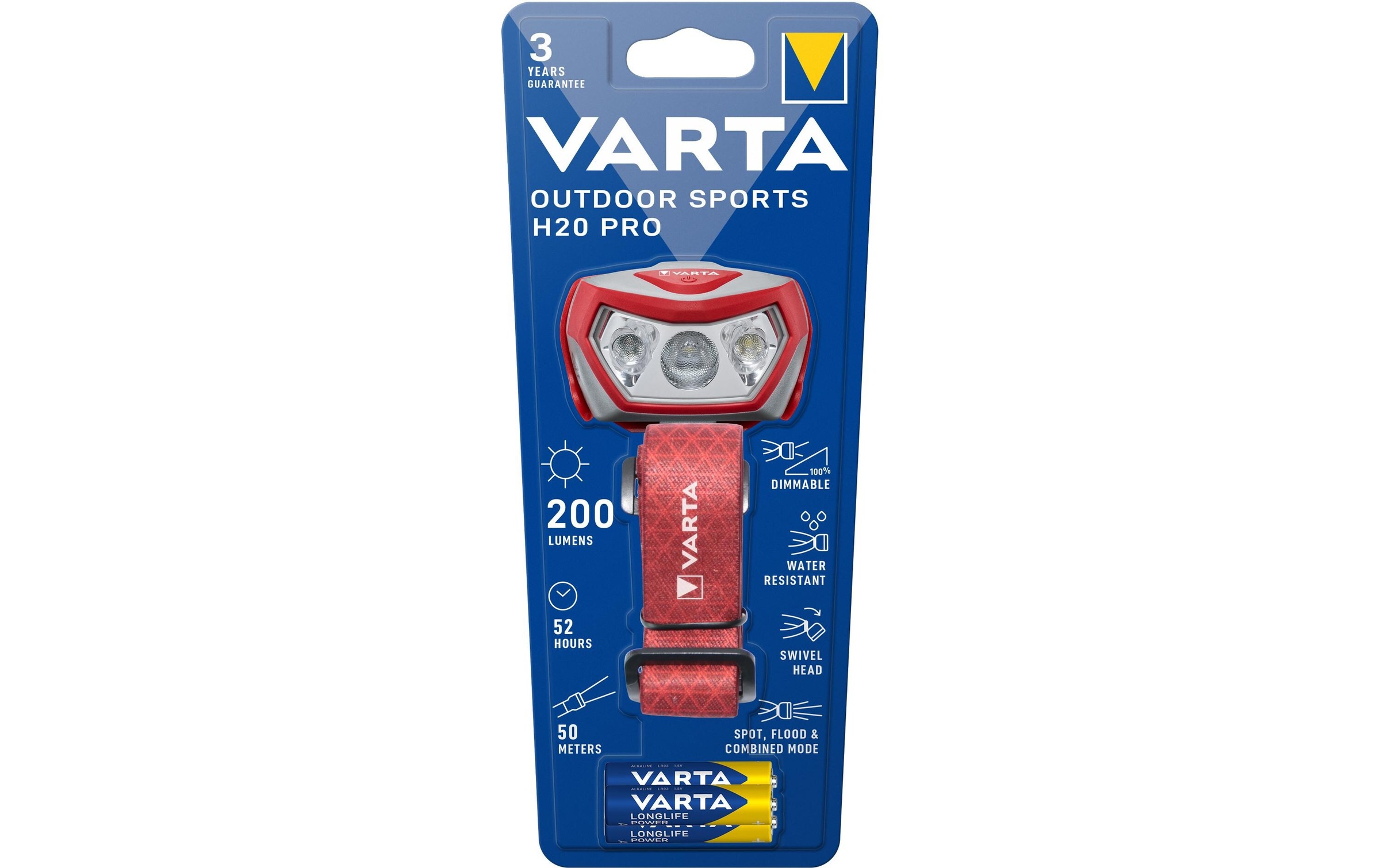 VARTA LED Stirnlampe »H20 PRO«