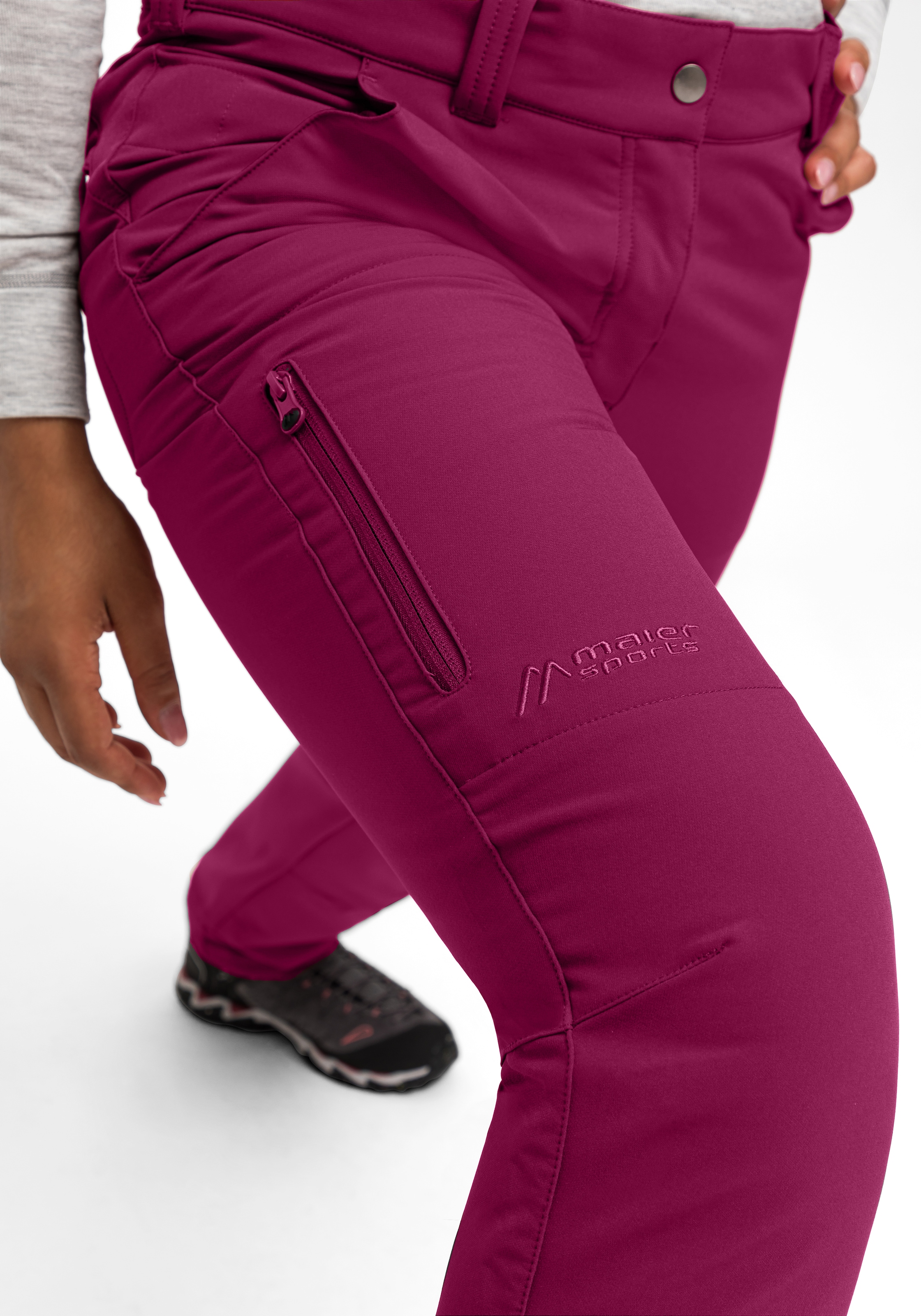 Maier Sports Funktionshose »Helga«, warme Damen Outdoorhose, robuste Wanderhose, Regular Fit