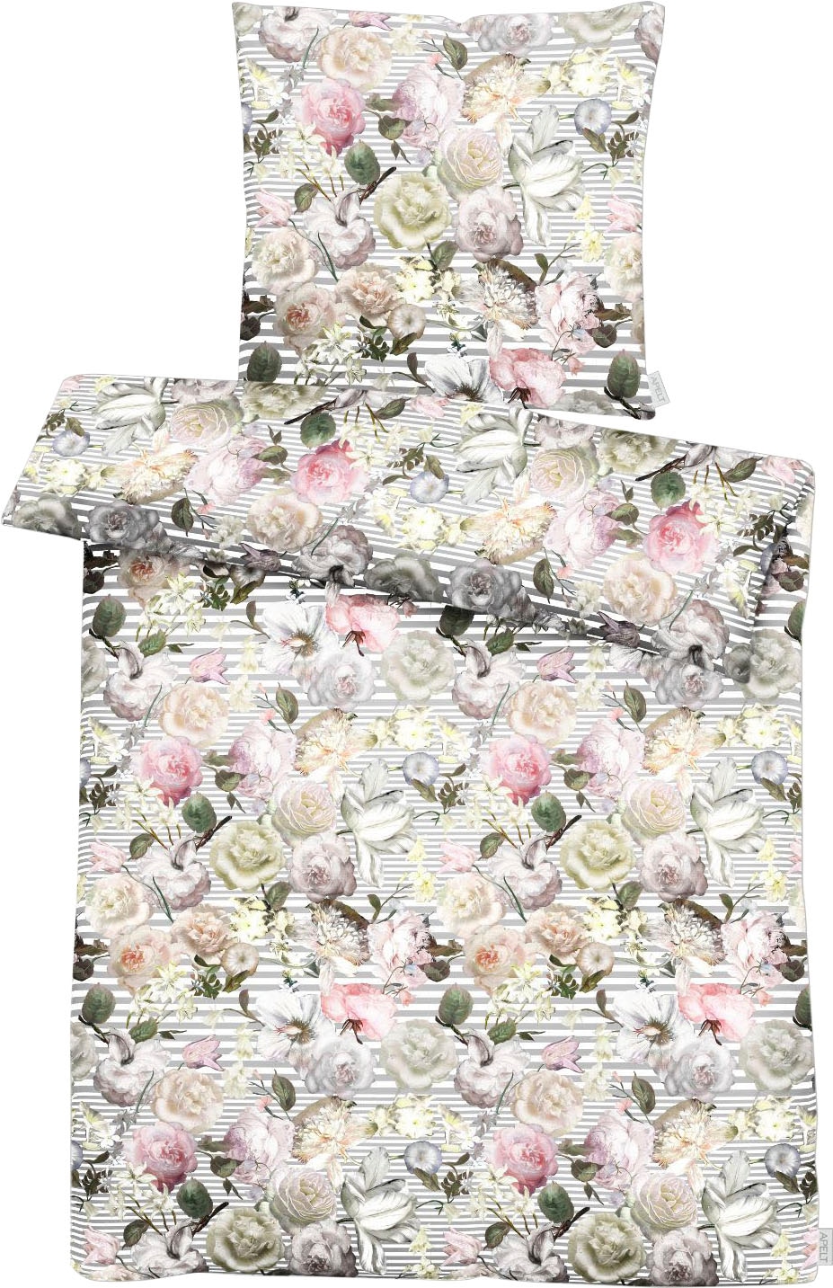 Image of APELT Bettwäsche "Cosima" 2 Stk. Blumige Rosenträume und Boudoir-feeling