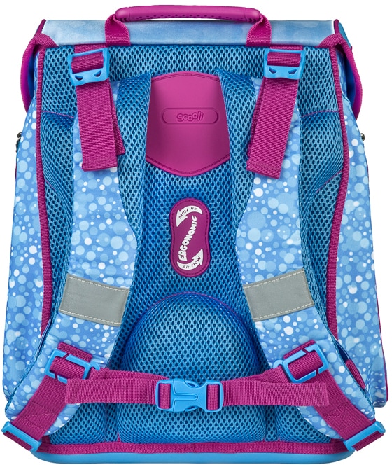 Scooli Schulranzen »EasyFit, Fly & Sparkle«, Reflektoren