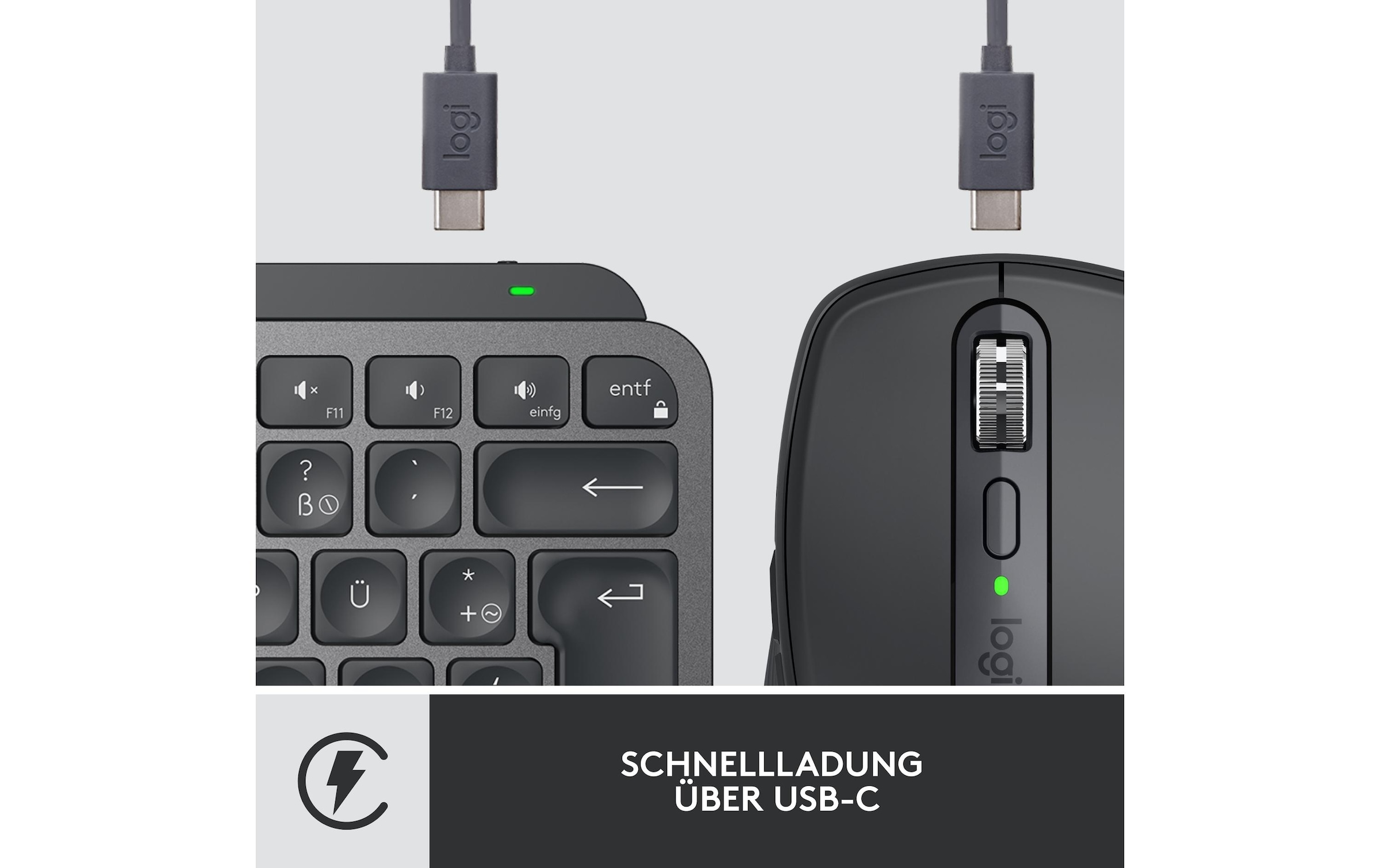 Logitech Tastatur- und Maus-Set »Logitech MX Keys Mini Combo for Business«