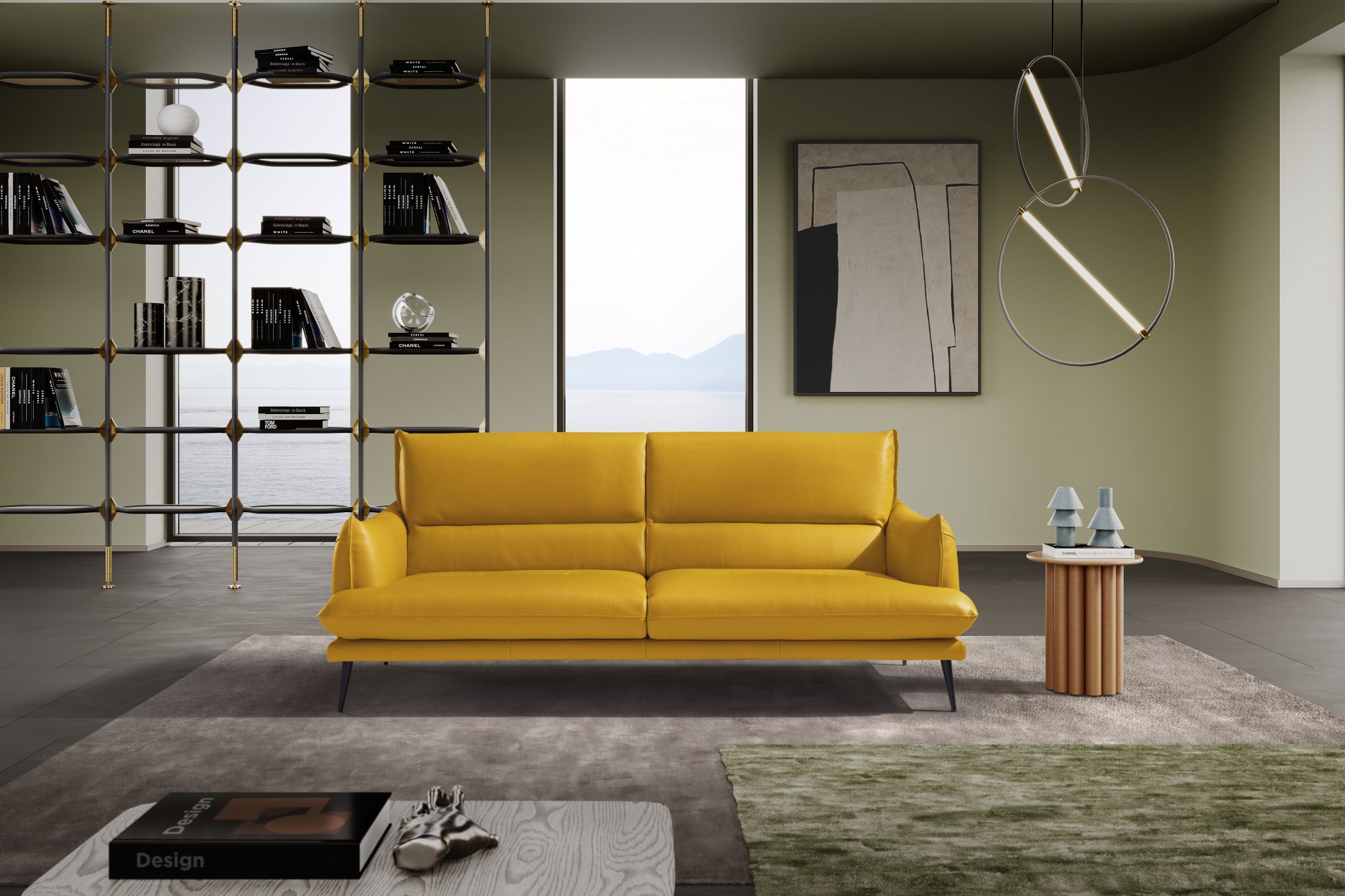 Egoitaliano 2,5-Sitzer »FUNNY, hochwertiges und aktuelles Design, bequeme Rückenlehne«, toller Sitzkomfort