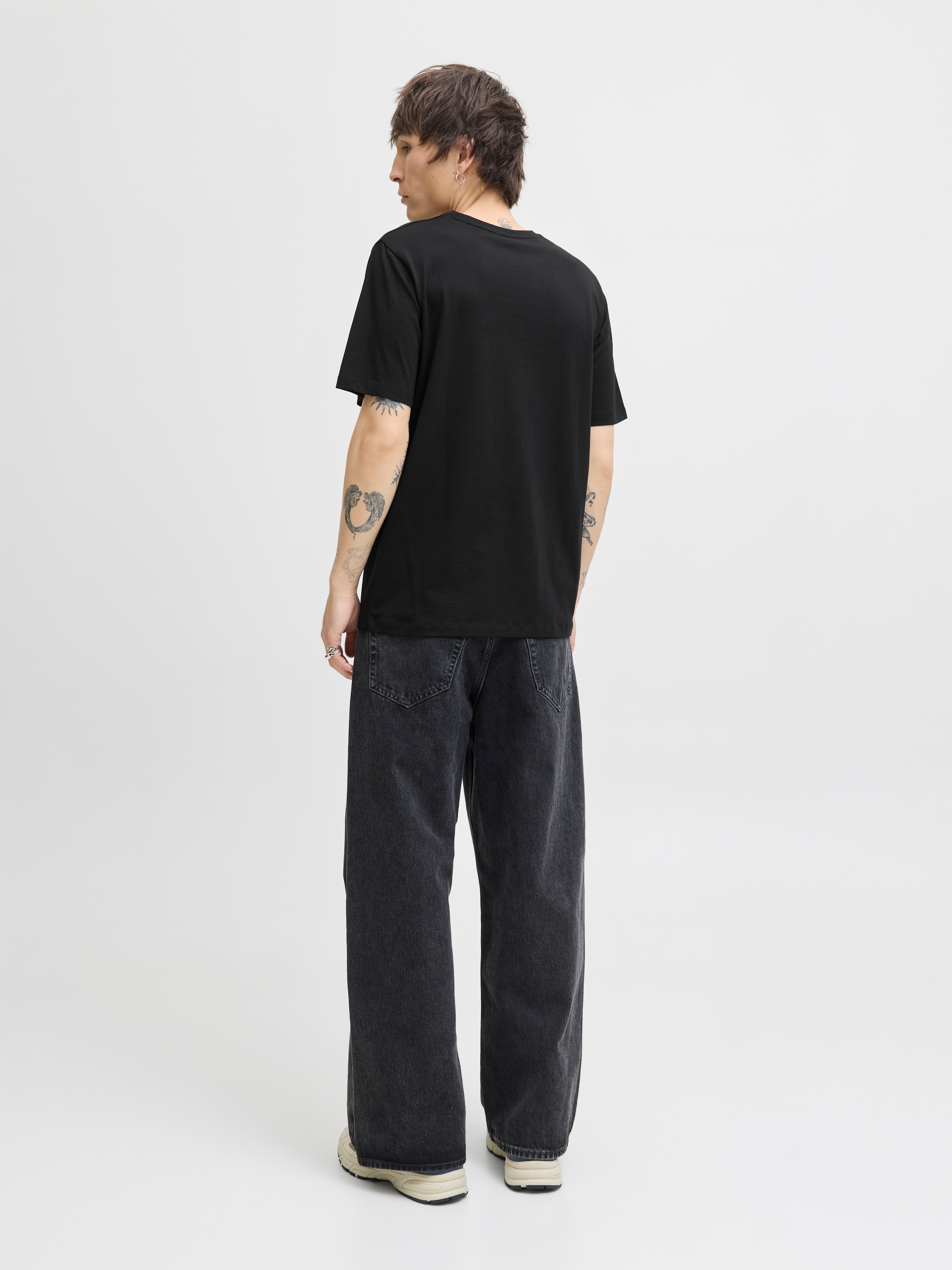 Jack & Jones Shirt à col rond »JJELOGO TEE SS O-NECK 2 COL AW25 SN«