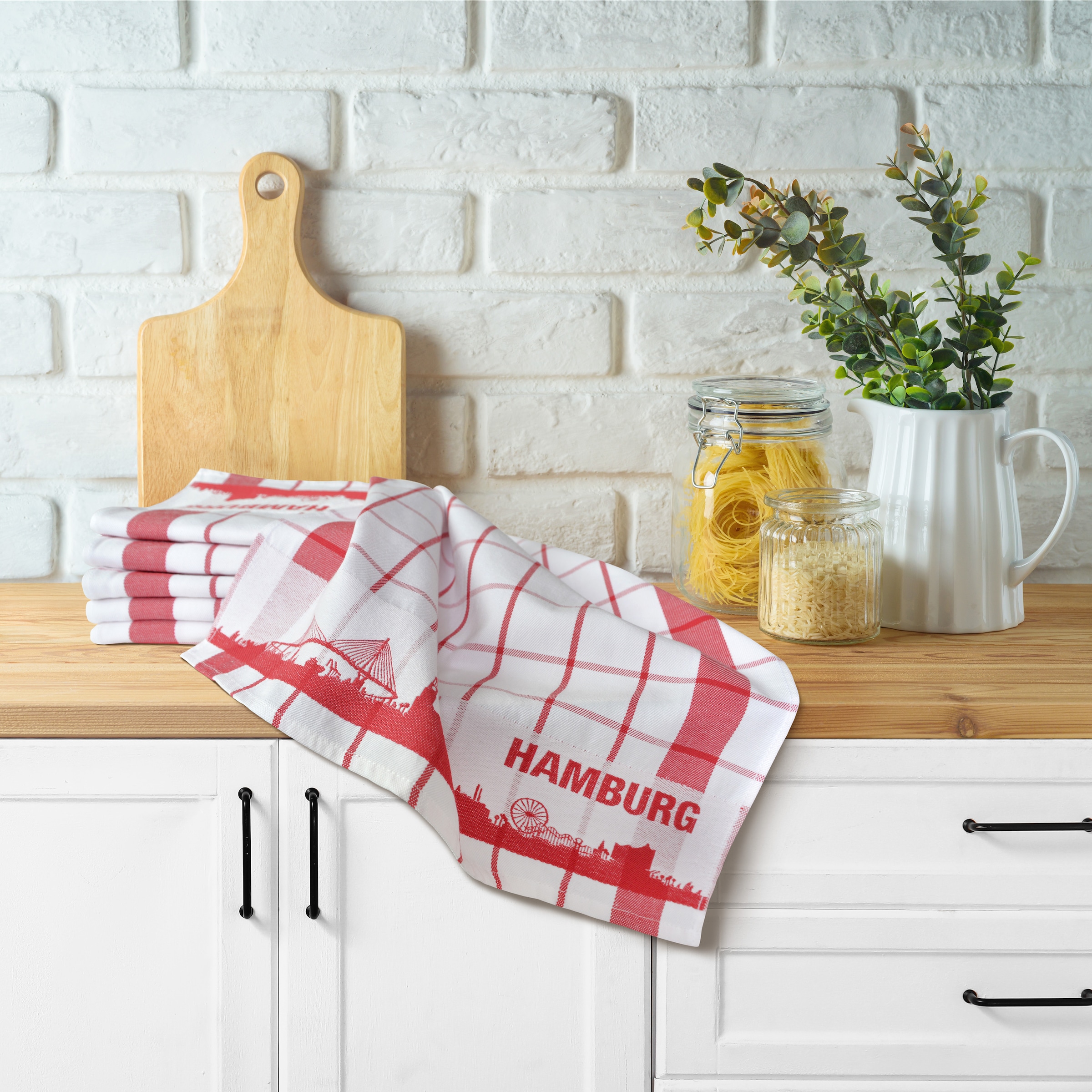 my home Chiffon à vaisselle »Hamburg« Premium, 285g/m², weich, Küchentücher, Trockentuch, Reine Baumwolle,