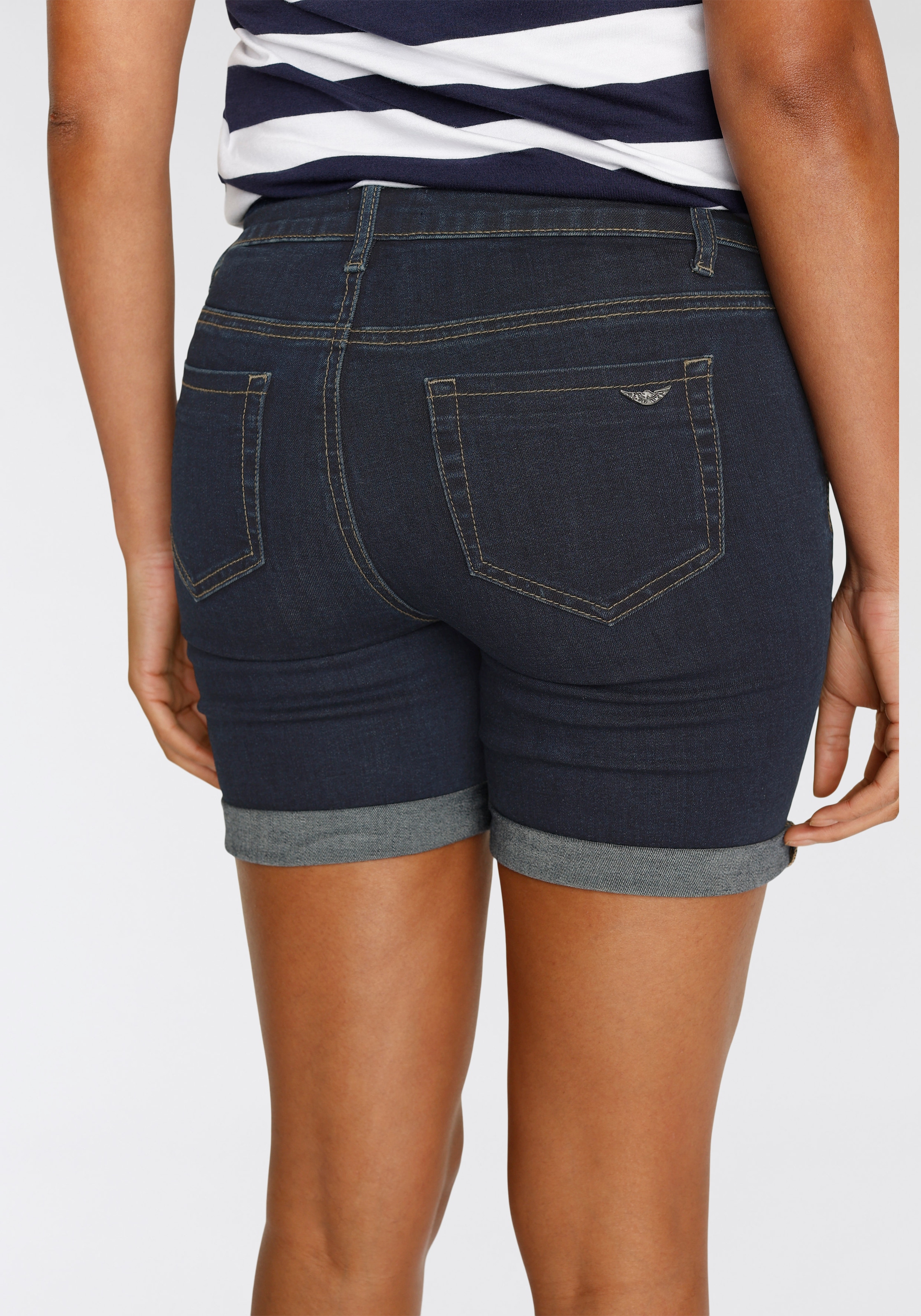 Arizona Jeansshorts »Ultra-Stretch«, Mid-Waist