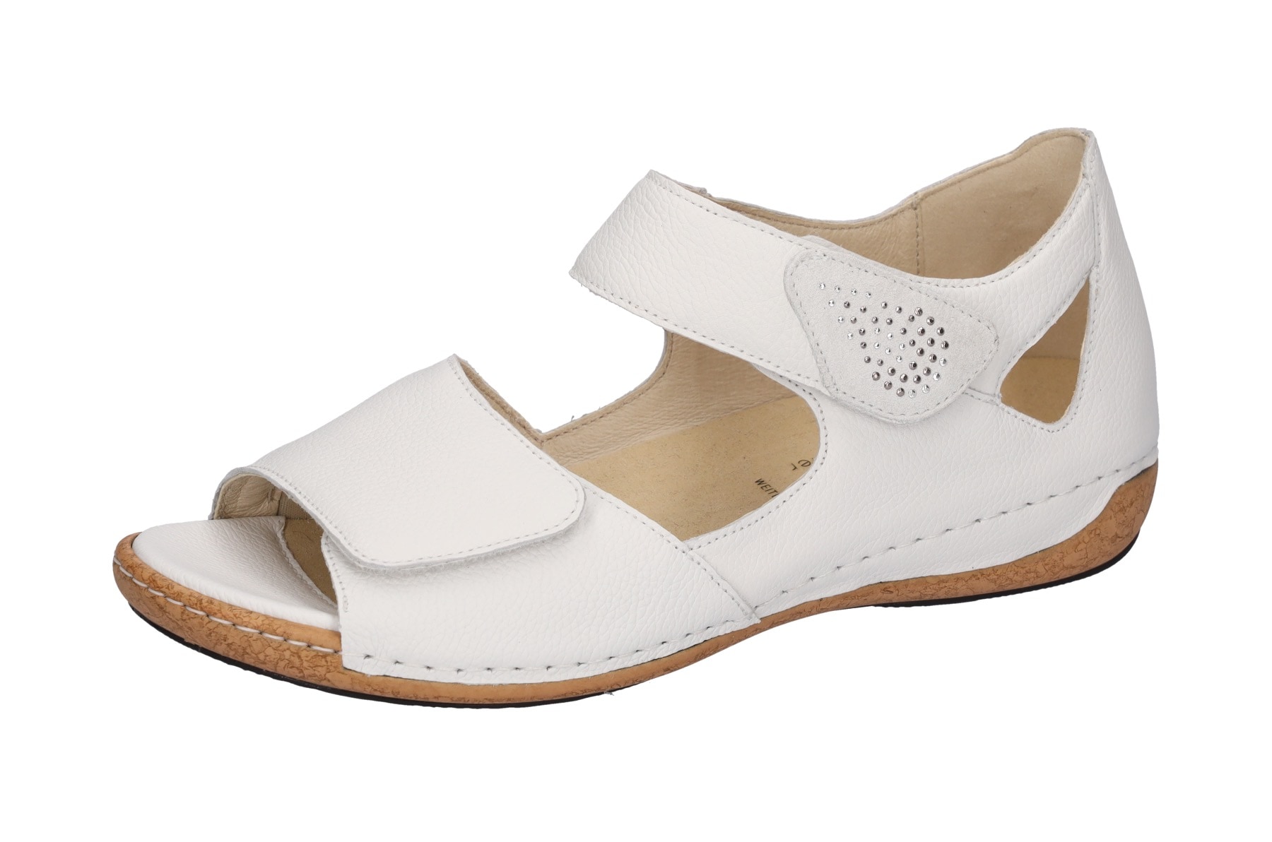 Image of Waldläufer Sandale "Heliett", Sommerschuh, Sandalette, Keilabsatz, mit Orthotritt, H-Weite