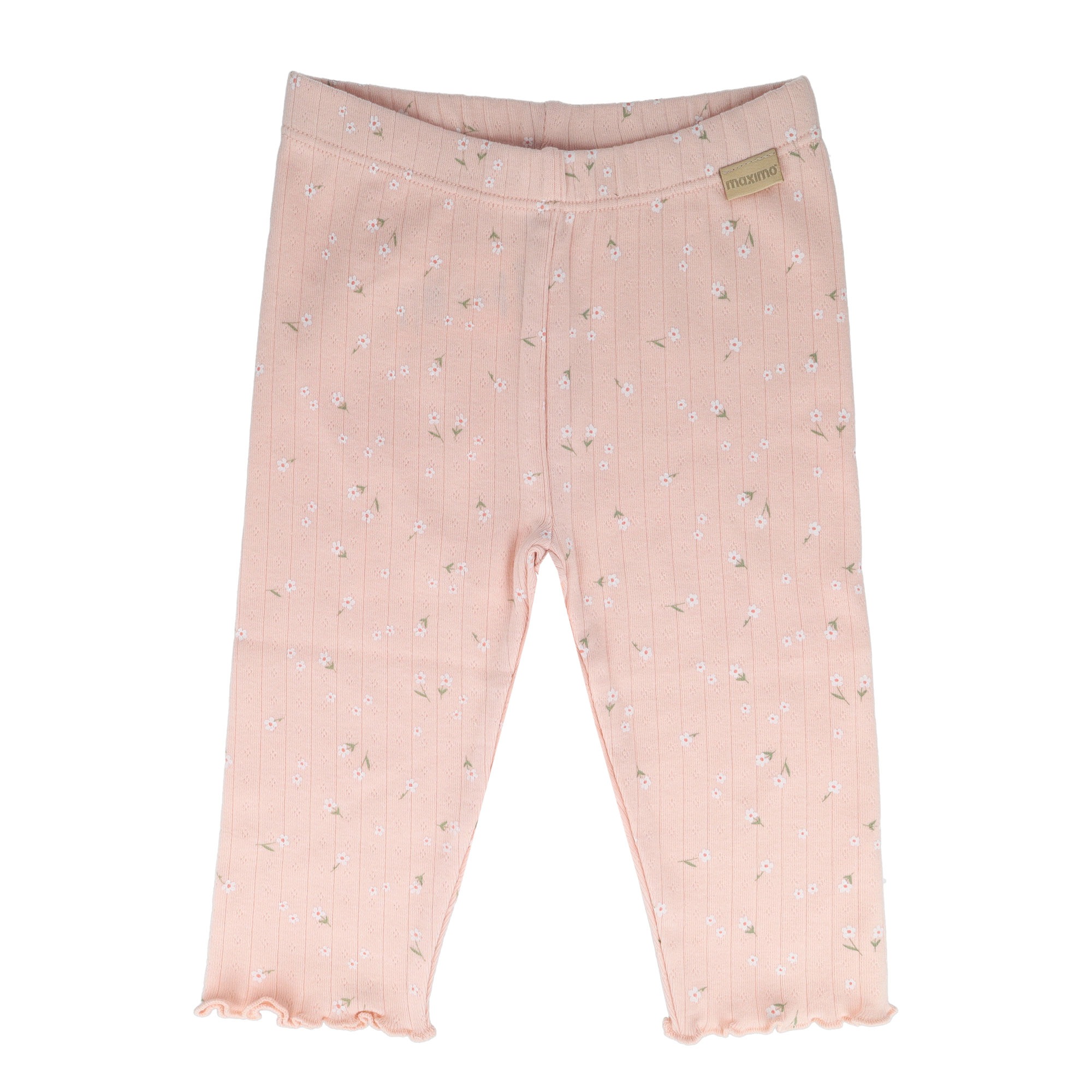 Image of MAXIMO Leggings Blassrosa, Blumen-Alloverprint, Jersey, Baby-Girl