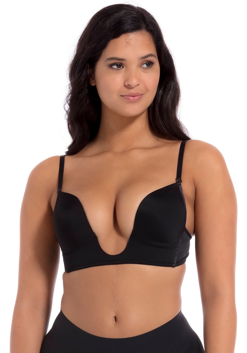 Image of MAGIC Bodyfashion Bügelloser BH "V-Bra" extrem tief fallender Ausschnitt und extra tiefer Rücken