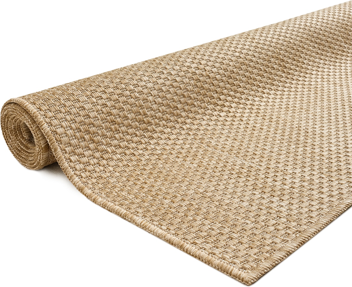 Bruno Banani Teppich »Venezia« rechteckig 4 mm Höhe In- und Outdoor geeignet, Sisal-Optik, Wetterfest & UV-beständig