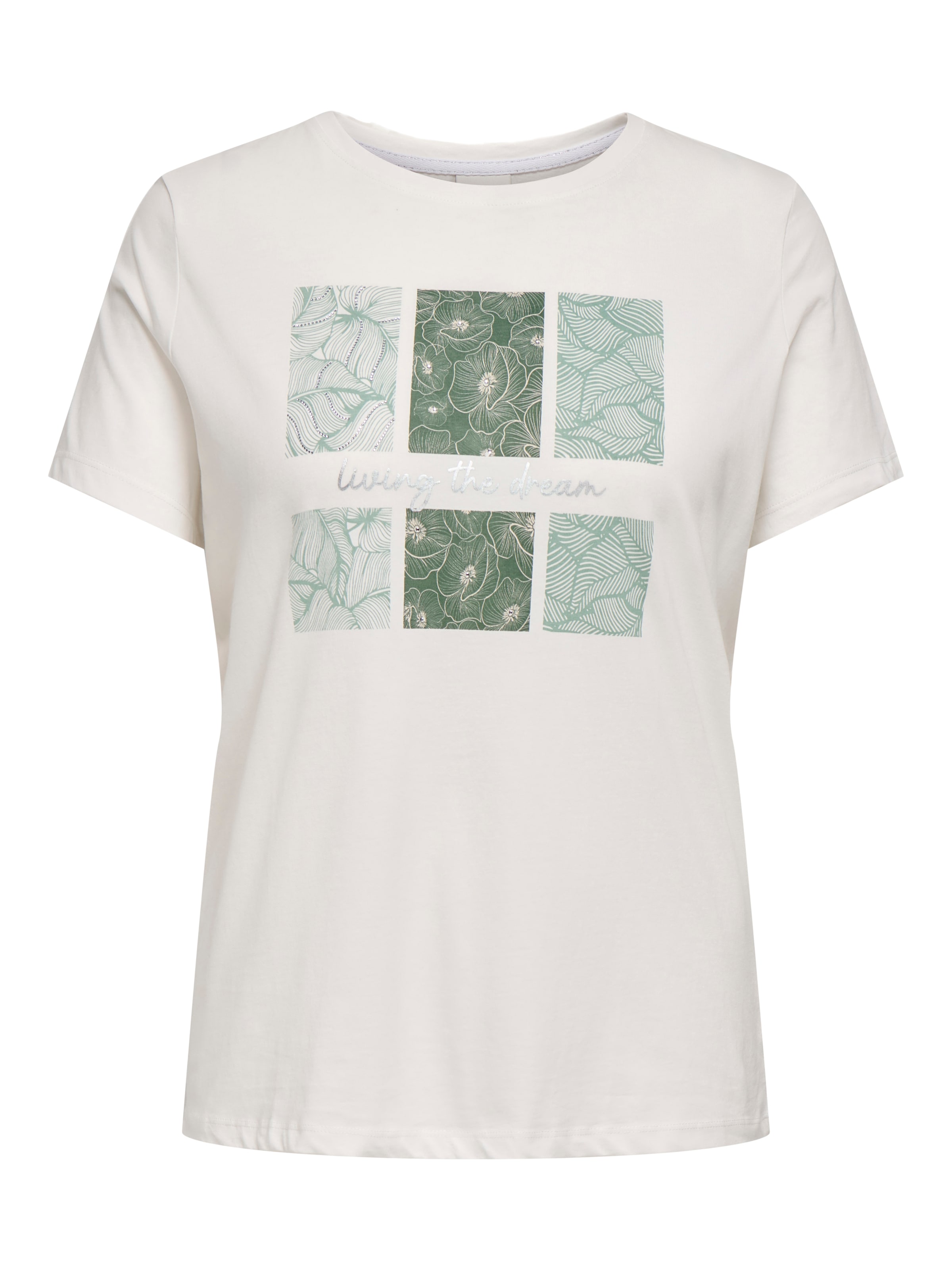 ONLY CARMAKOMA Kurzarmshirt »CARCRUZ LIFE SS O-NECK REG TEE JRS« Baumwolle, regular fit