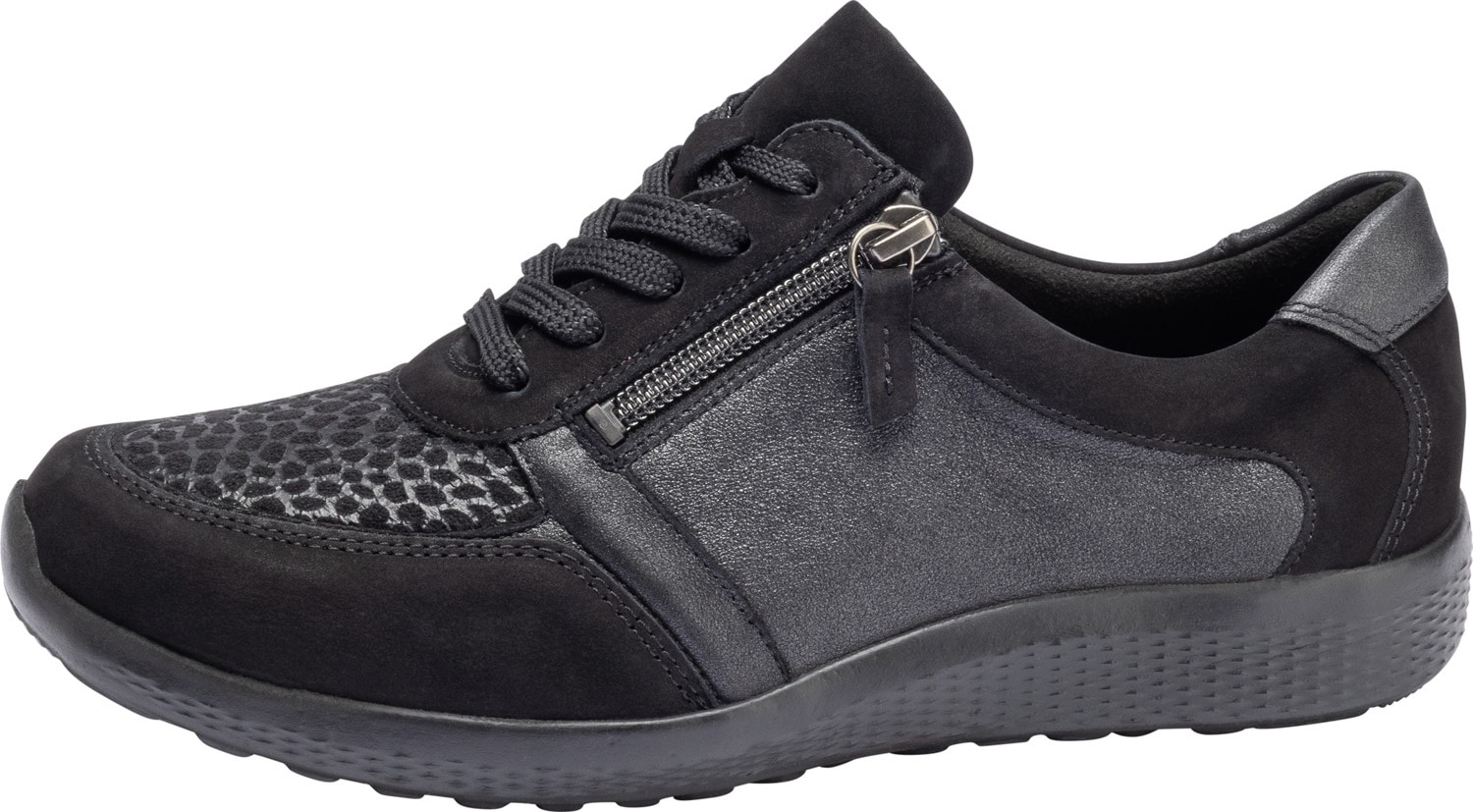 Image of Waldläufer Schnürschuh "M-Ira-Soft" in M-Weite = extra weit, Freizeitschuh, Halbschuh, Schnürschuh