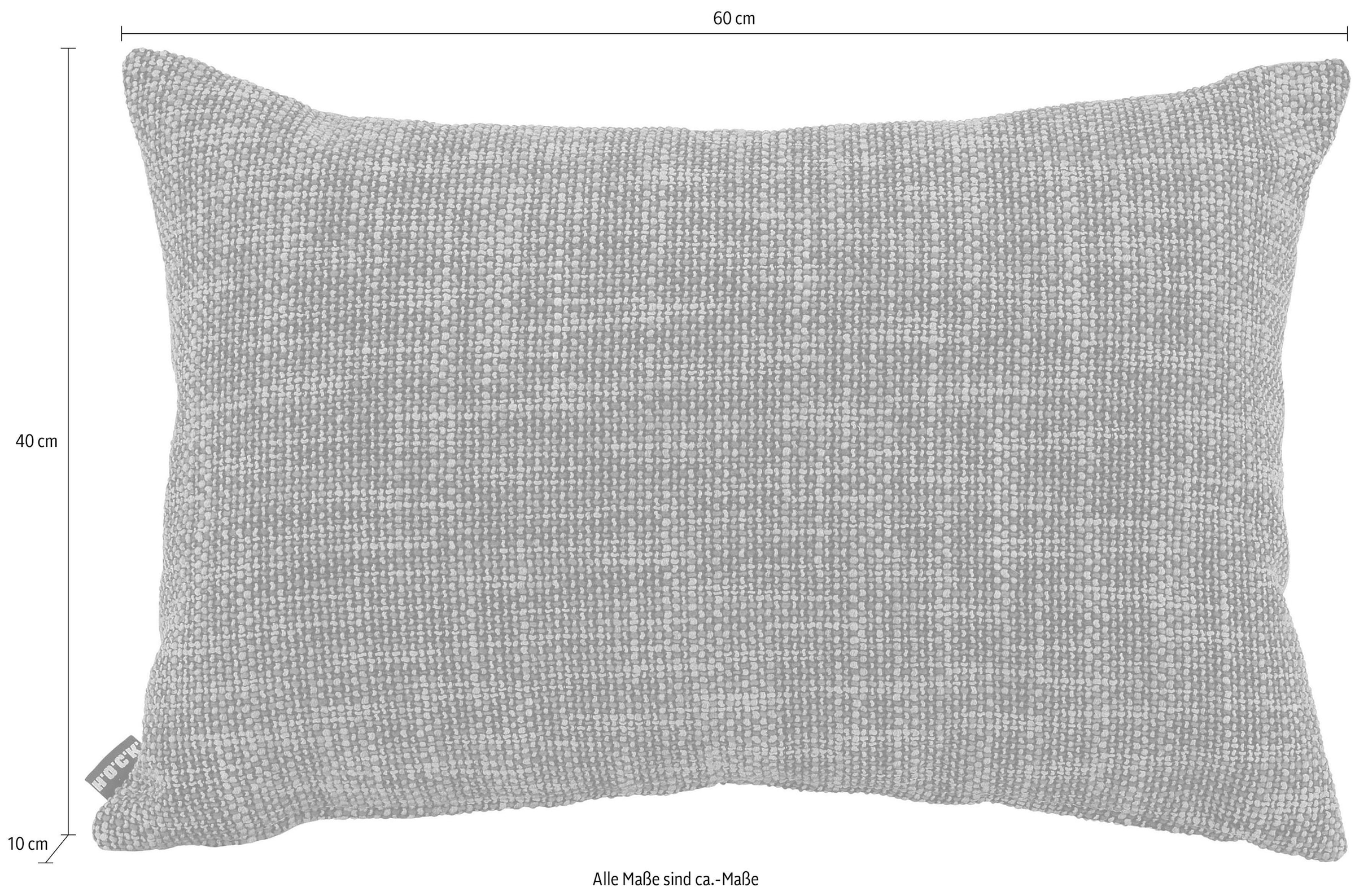 H.O.C.K. Dekokissen »Refosco« mit feinem Karomuster, Kissenhülle mit Füllung, 1 Stück