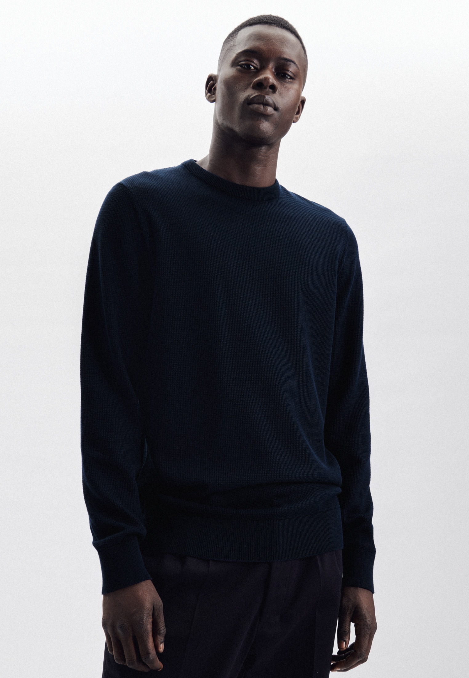 Image of seidensticker Rundhalspullover »Regular«, Langarm Rundhals Uni bei Ackermann Versand Schweiz