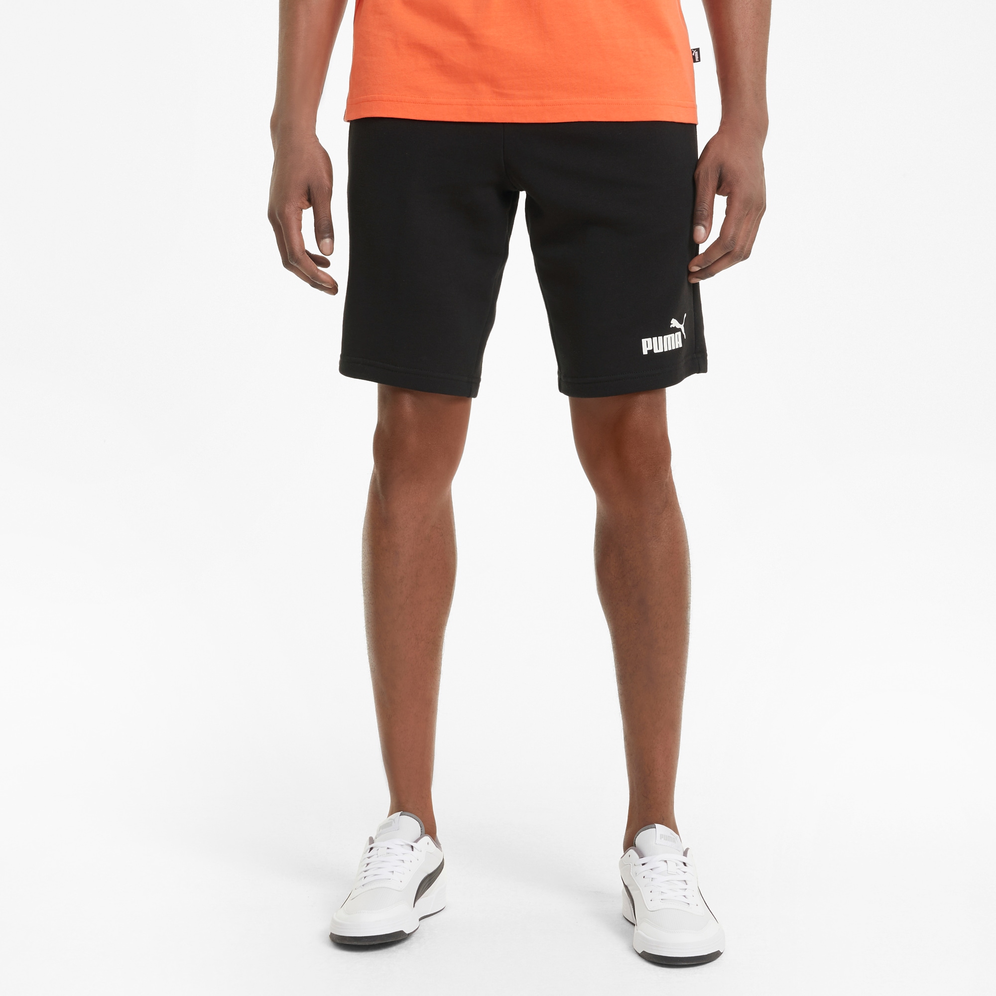 Image of PUMA Sweatshorts "ESS SHORTS 10"" mit Eingrifftaschen, Regular Fit, ca. Mitte Knie