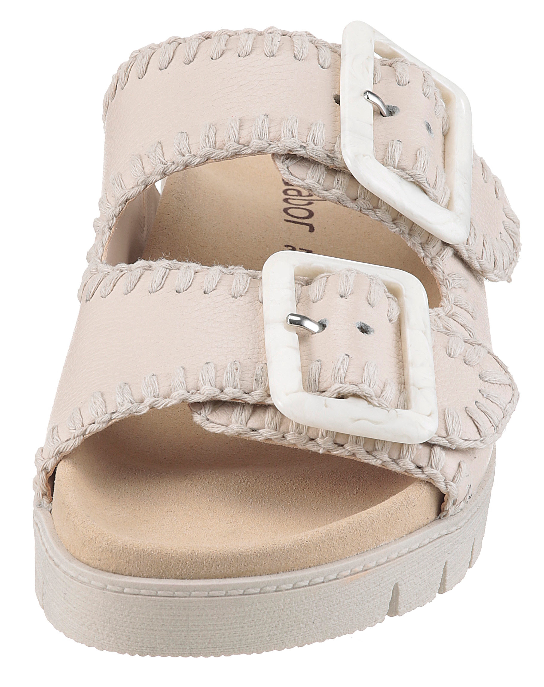 Gabor Pantolette  , Plateau, Bequemschuh, Sommerschuh mit praktischen Klettverschlüssen