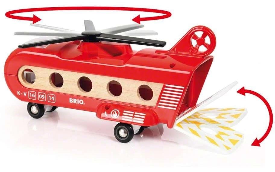 BRIO® Hélicoptère jouet »BRIO Eisenbahn-Transporthubschrauber«