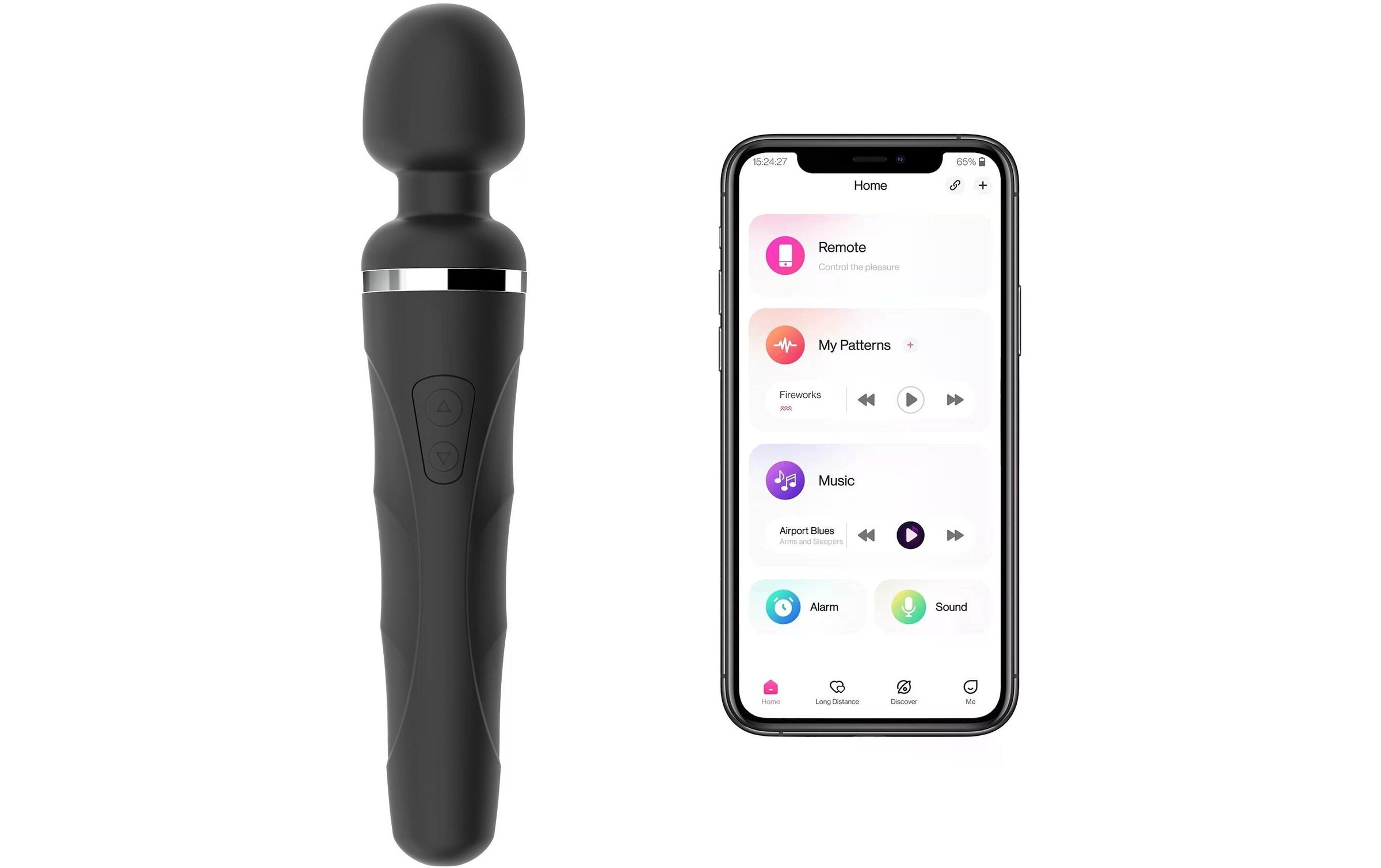 Vibrator »Lovense Domi 2 Schwarz«, (1 tlg.)