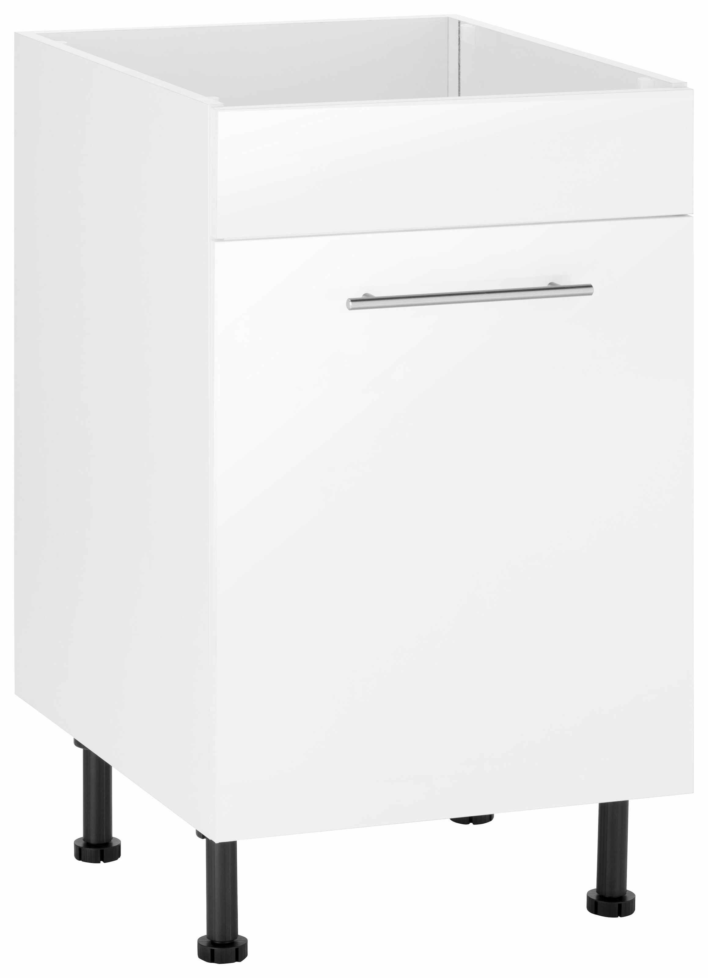 wiho Küchen Spülenschrank »Ela«, Breite 50 cm, höhenverstellbare Füsse