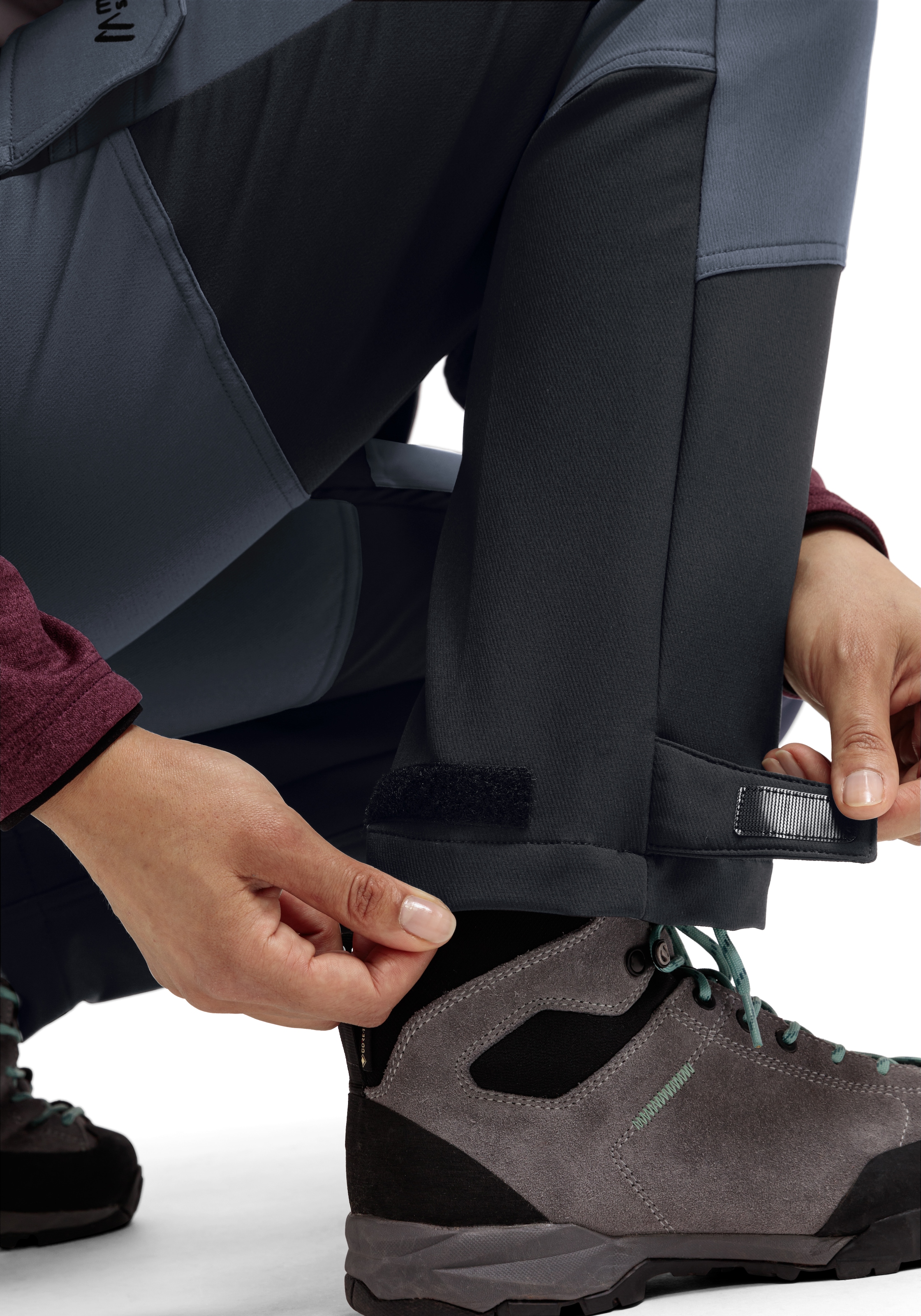 Maier Sports Outdoorhose »DA-HOSE EL. FLEECEFLEX W«  mit mSTRETCH Tec 4, wasserabweisend, aus Polyester und Elasthan