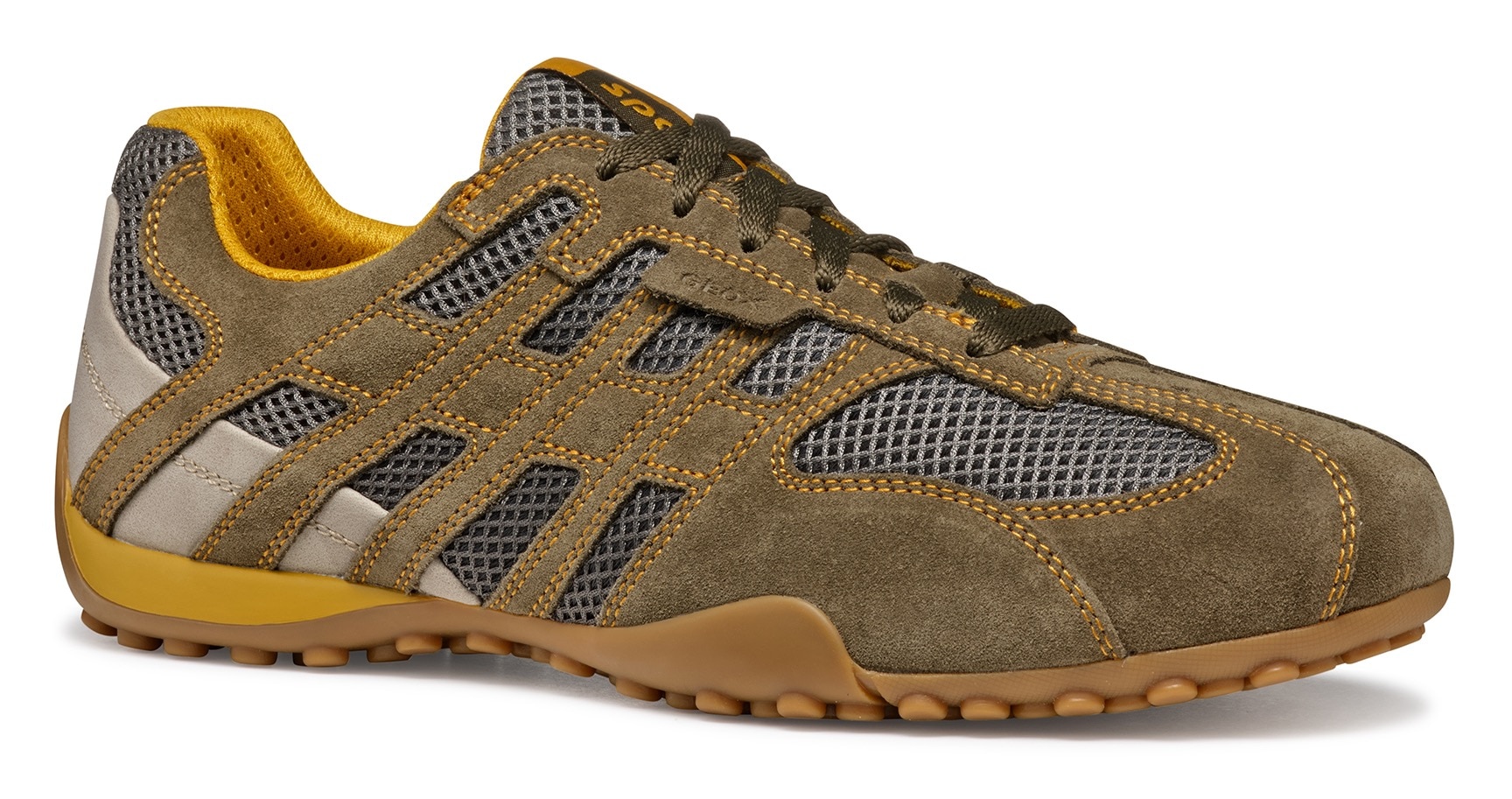 Geox Schnürschuh »U SNAKE ORIGINAL«  , Schnürschuh, Freizeitschuh, Trekking Sneaker mit Lederinnensohle