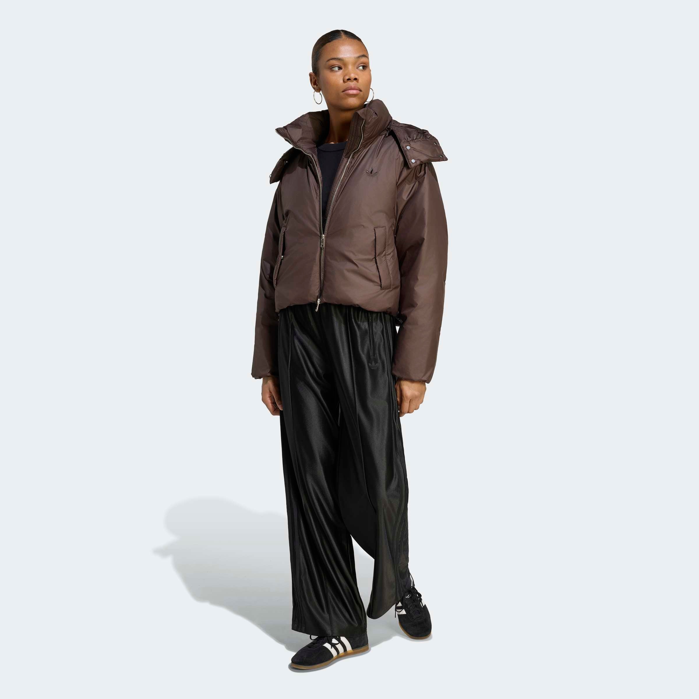 adidas Originals Outdoorjacke »ESS DOWN HOODED PUFFER T« für Erwachsene, mit Reissverschluss, aus Polyester
