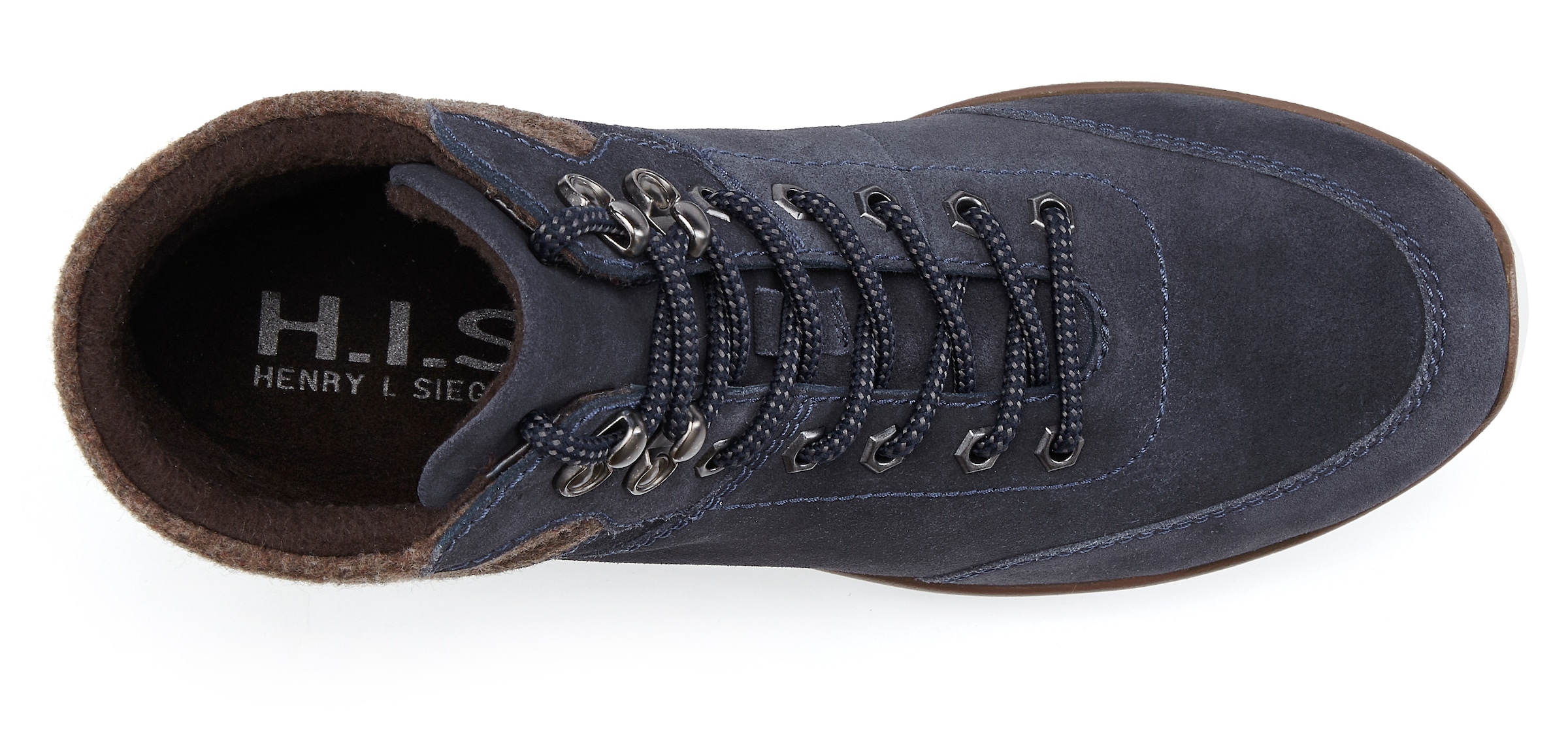 H.I.S Bottines »Schnürboots, Schnürstiefelette, Sneaker, Freizeitschuh«  NOUVEAU en cuir de haute qualité