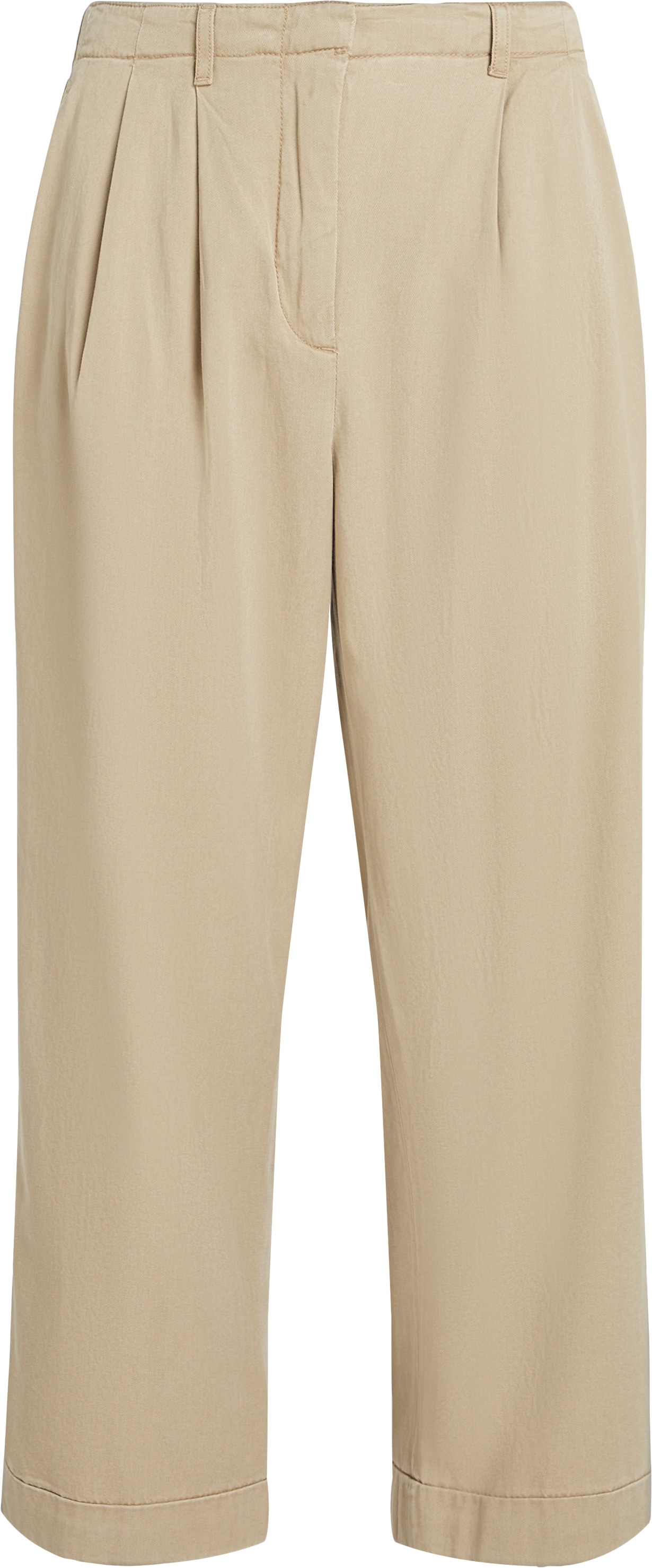 Tommy Hilfiger Chinohose »CO TENCEL RLXD STR PULL ON CHINO«, mit Logostickerei