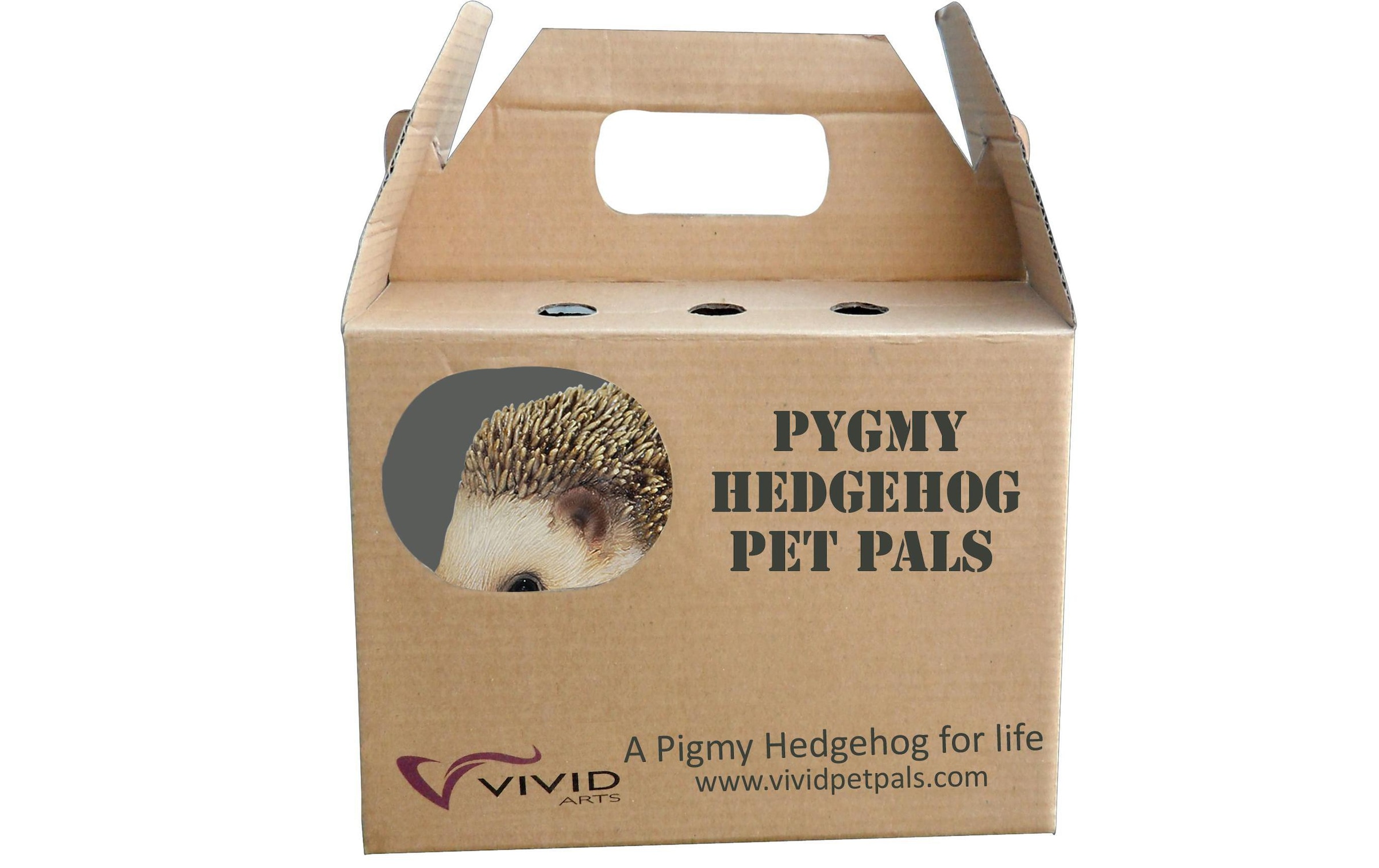   Dekofigur »Vivid Arts Igel, Polyresin, Braun«