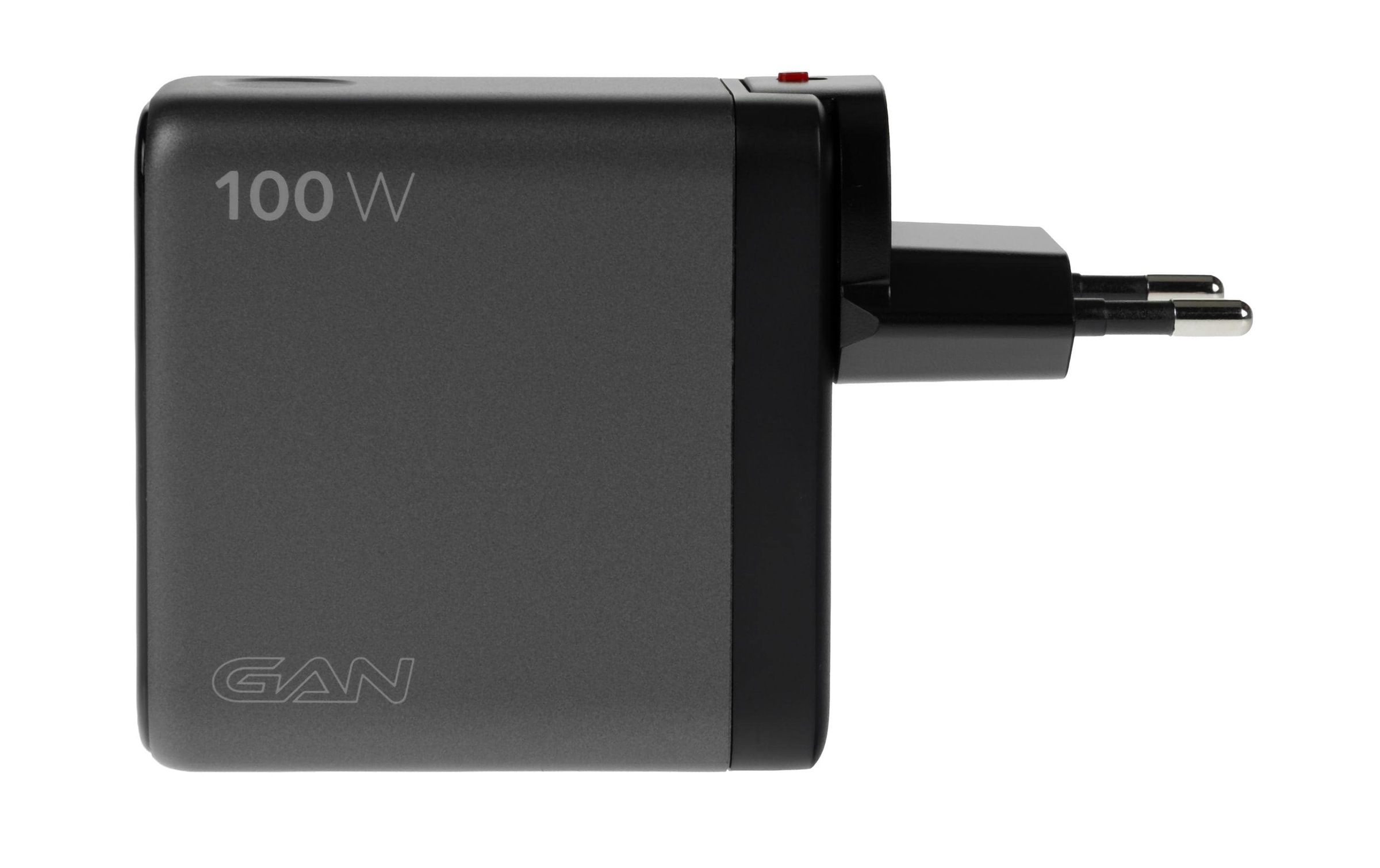 onit Chargeur USB »Travel 2C1A 100 W GaN« Chargeur de voyage avec adaptateurs interchangeables pour utilisation mondiale