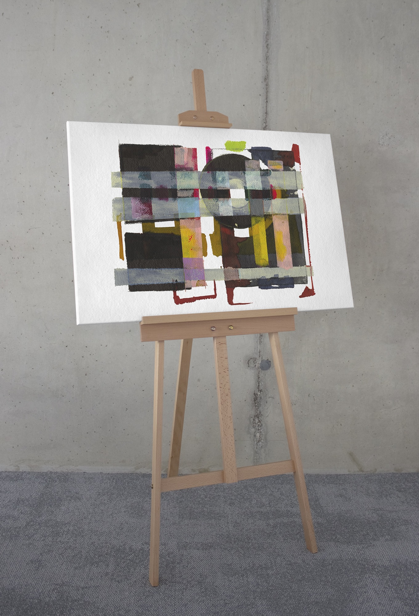 Komar Leinwandbild »Lounge - Grösse 60 x 90 cm« Natur 1 Stk. tlg. Keilrahmenbild mi Echtholzrahmen