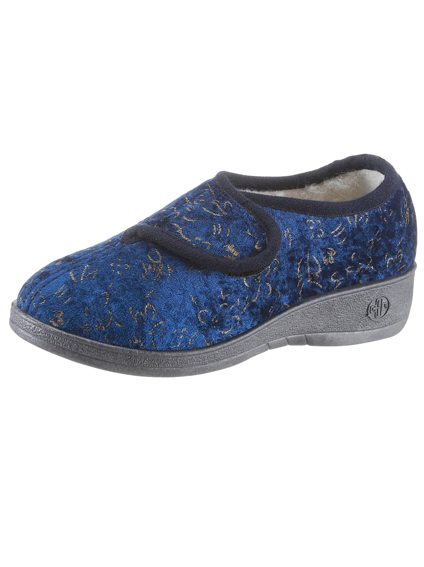 Classic Hausschuh mit Laufsohle aus PVC