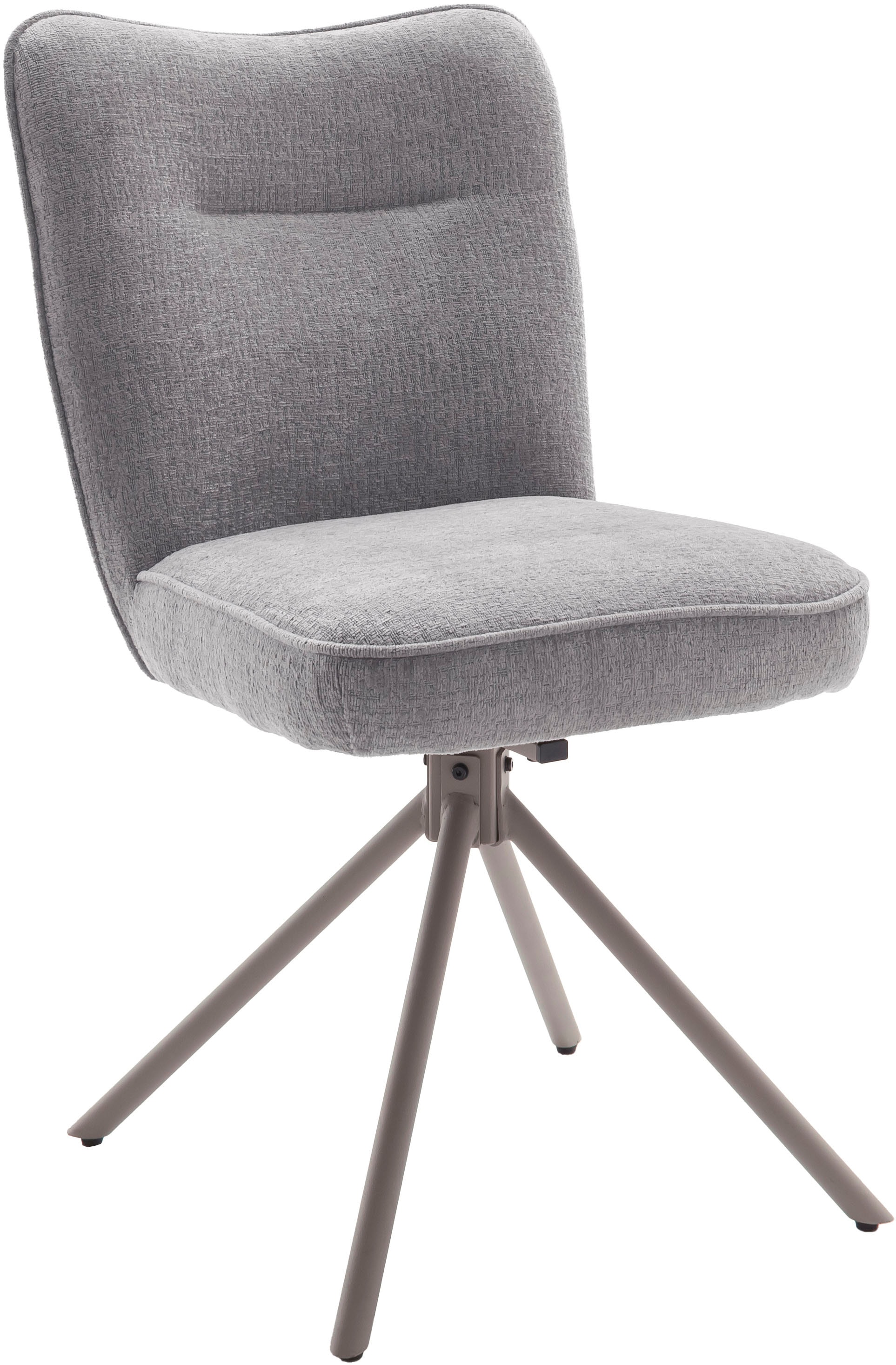 MCA furniture 4-Fussstuhl (Set) 2 Stk.180° drehbar, Taschenfederkern