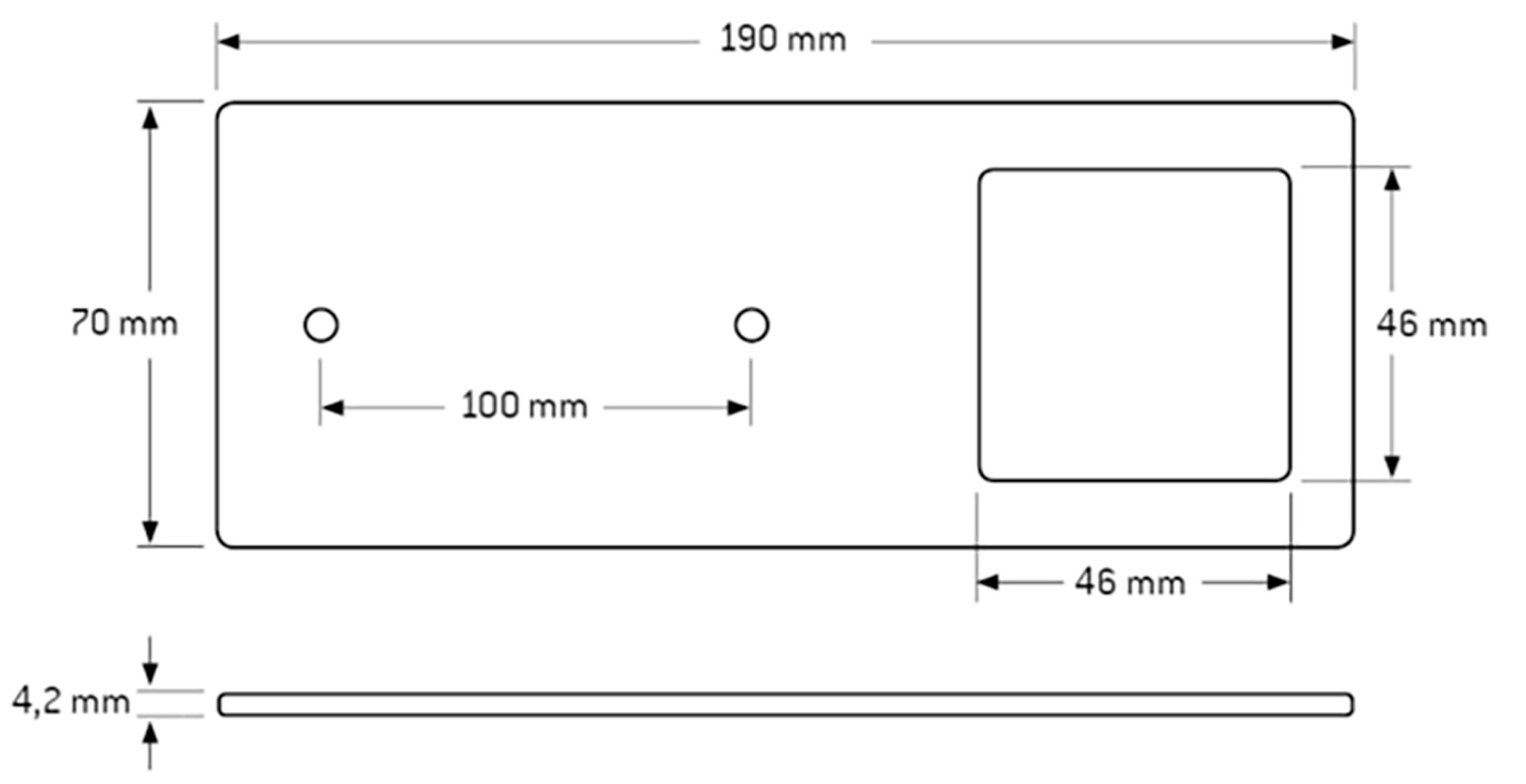 Loevschall Luminaire d'agencement à LED 2 cuis inkl. Transformator
