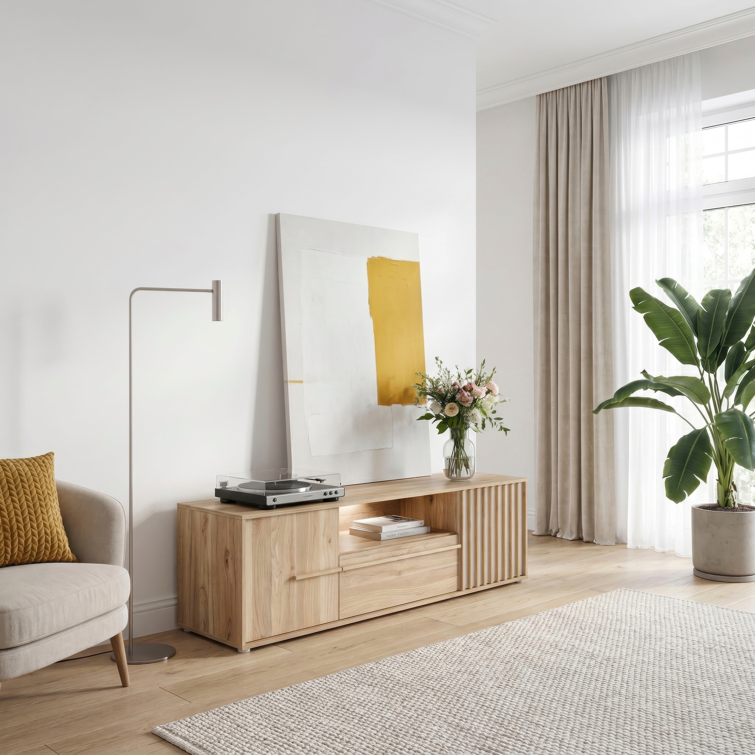FORTE Luminaire d'agencement à LED »Kaelon« 1 cuis blanc neutre