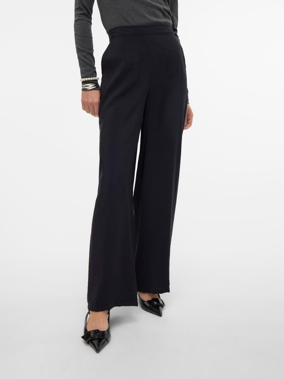 Schlupfhose »VMJOSIE HW WIDE PANT WVN GA NOOS«