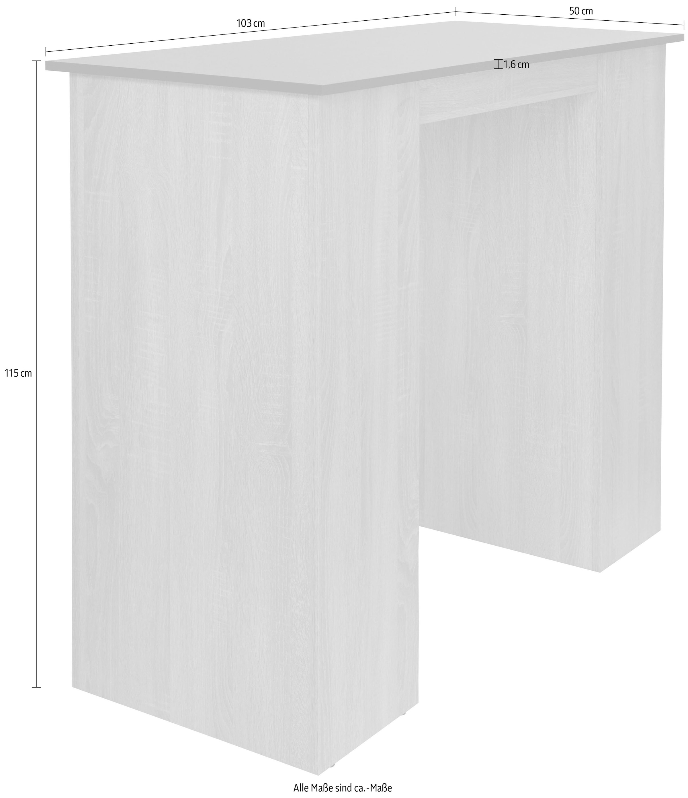 RESPEKTA Table de bar »Merle« Breite 103 cm, Belastbarkeit bis zu 40 kg