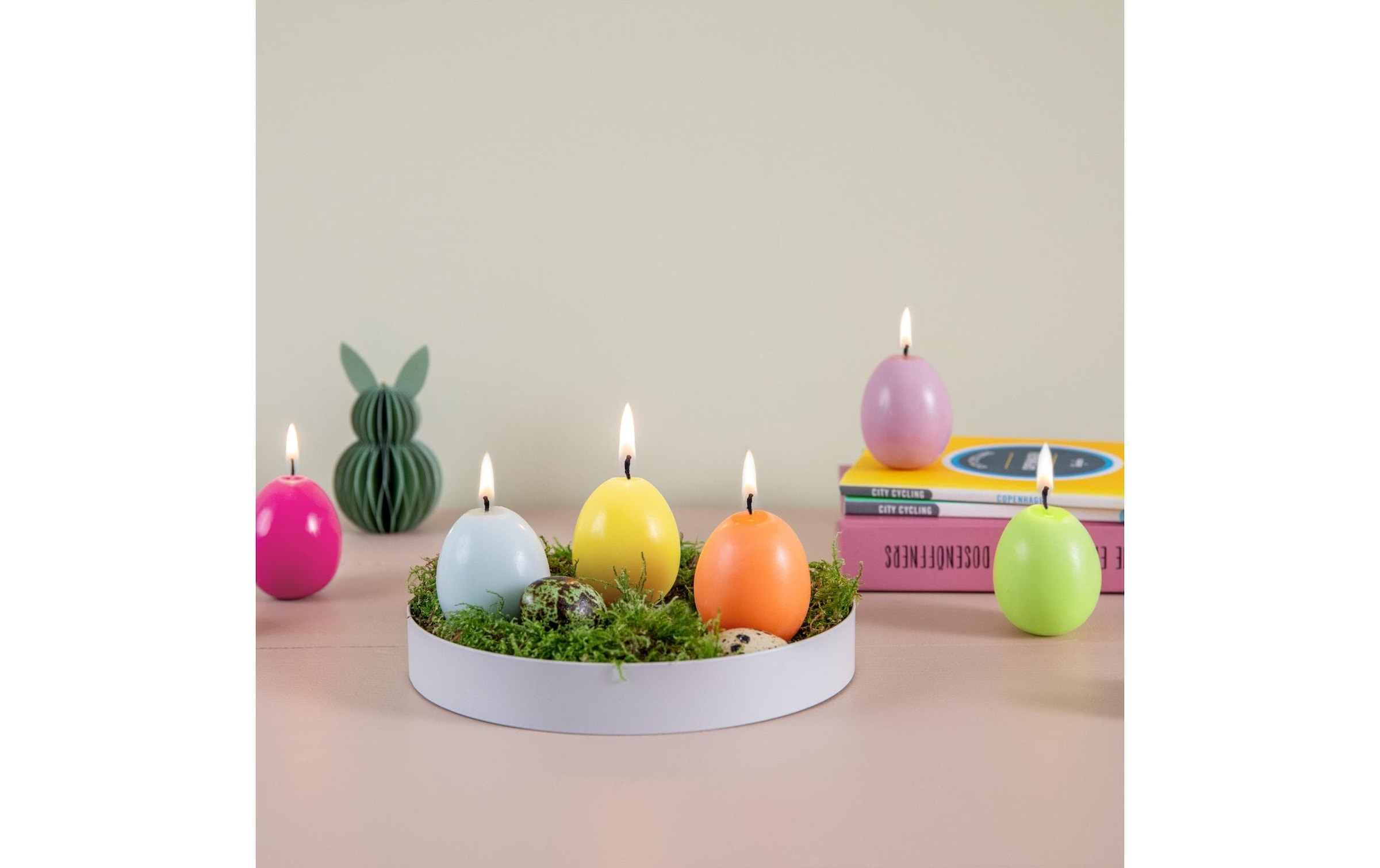 REISENTHEL® Formkerze »Eier Eddy 6 Stück« Bunte Eierkerzen im Set