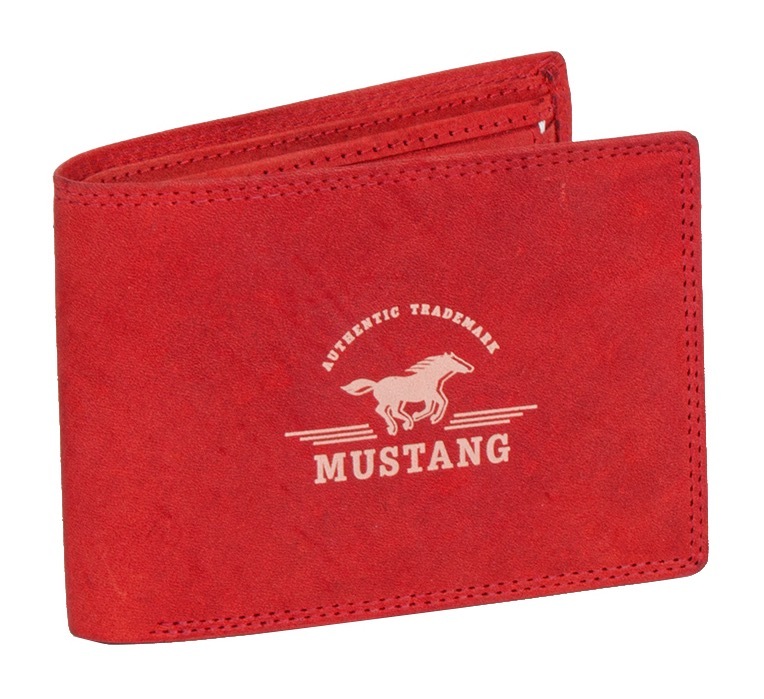 Image of MUSTANG Geldbörse »Tampa leather wallet long side opening«, mit Logo Print bei Ackermann Versand Schweiz