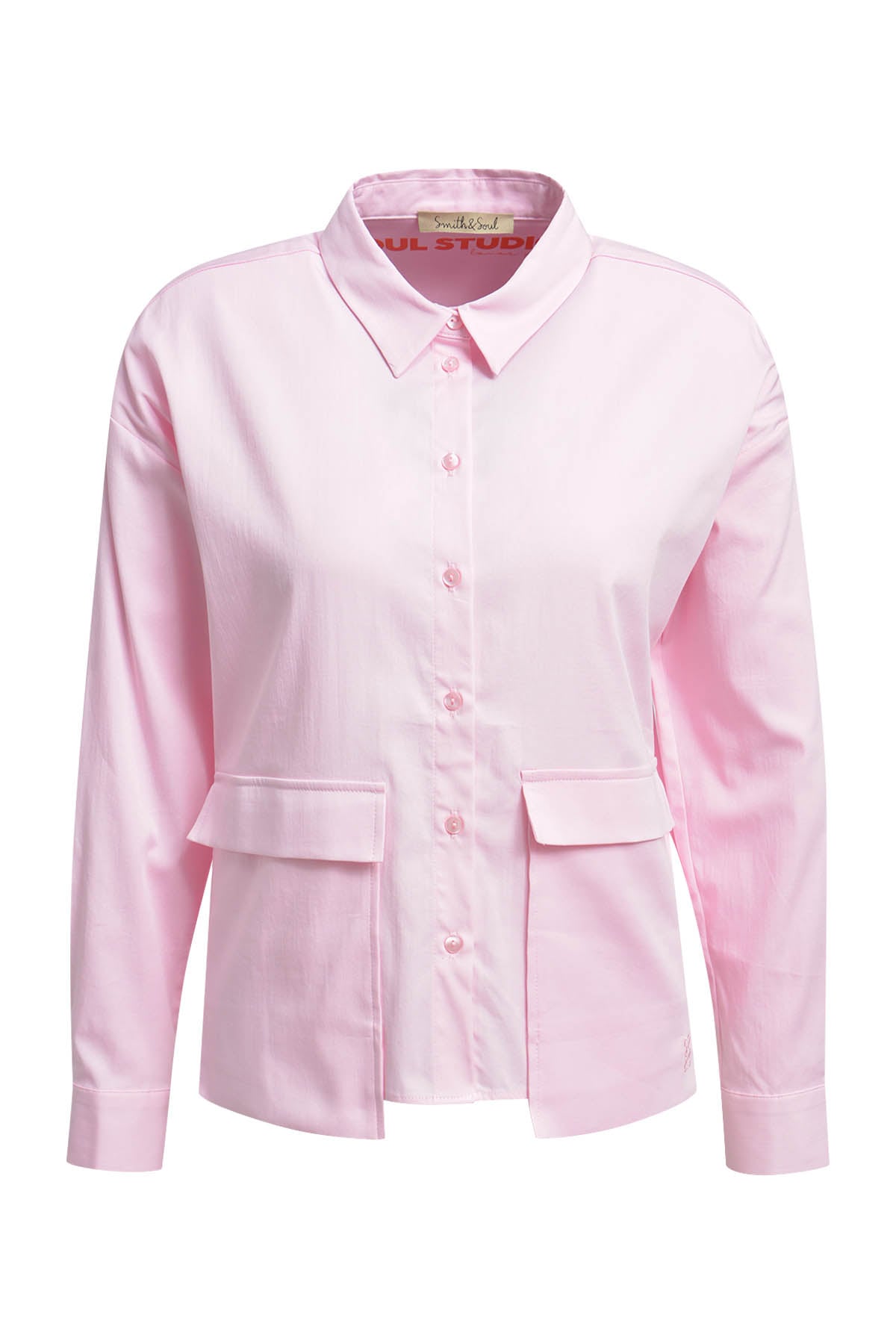 Smith & Soul Blouse chemise mit Pattentaschen vorn