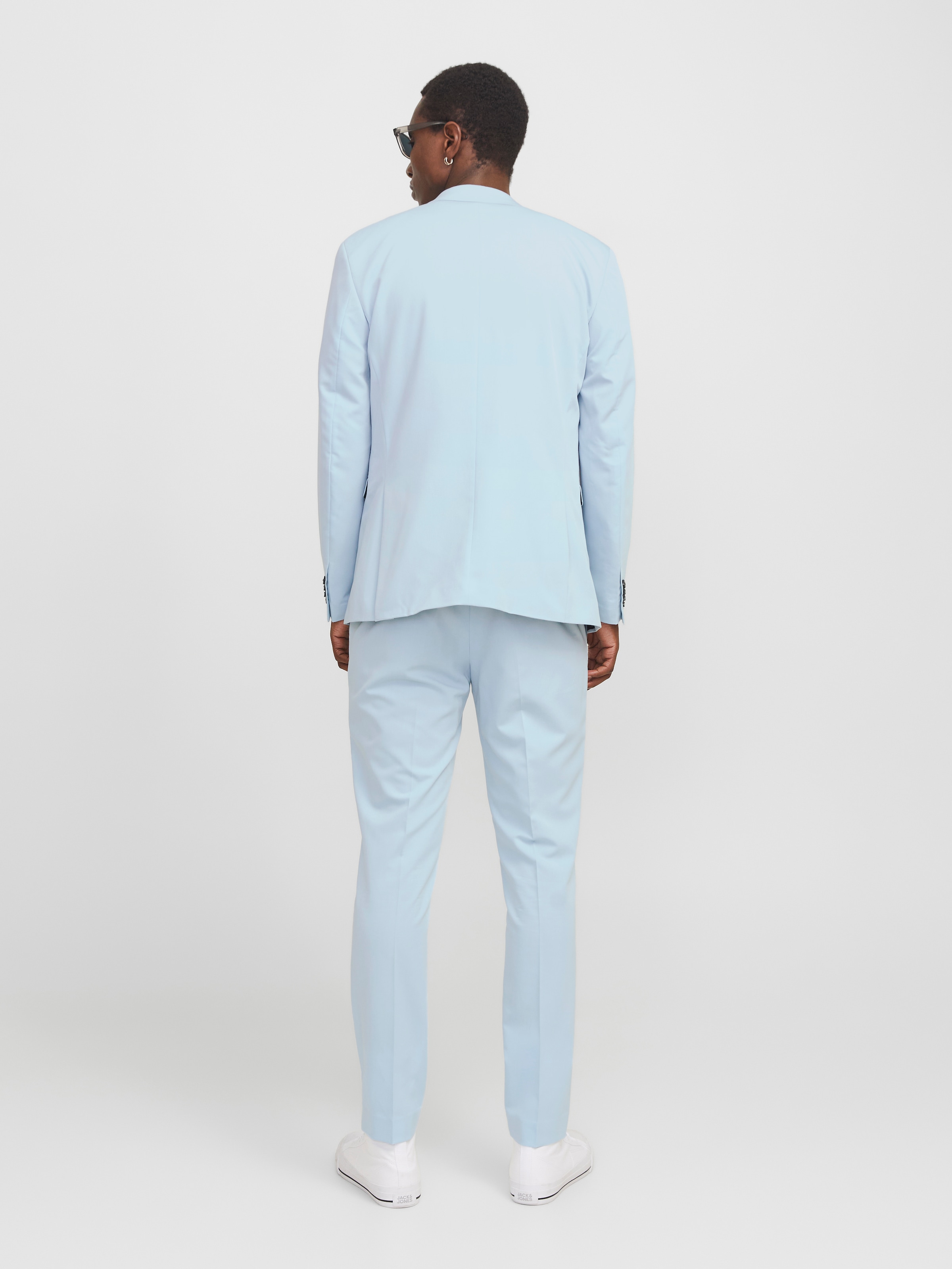Jack & Jones Costume »JPRFRANCO  Extra schmal, pflegeleicht, stilvoll mit fallendem Revers« coupe slim mélange de polyester, viscose et élasthanne
