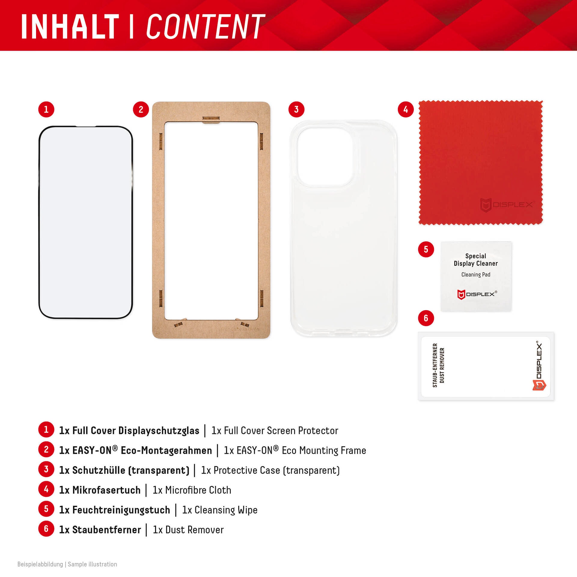 Displex Verre de protection d'écran »Real Glass + Case« für Samsung Galaxy S24 Ultra Displayschutzfolie Displayschutz Rundumschutz 360 Grad splitterfest